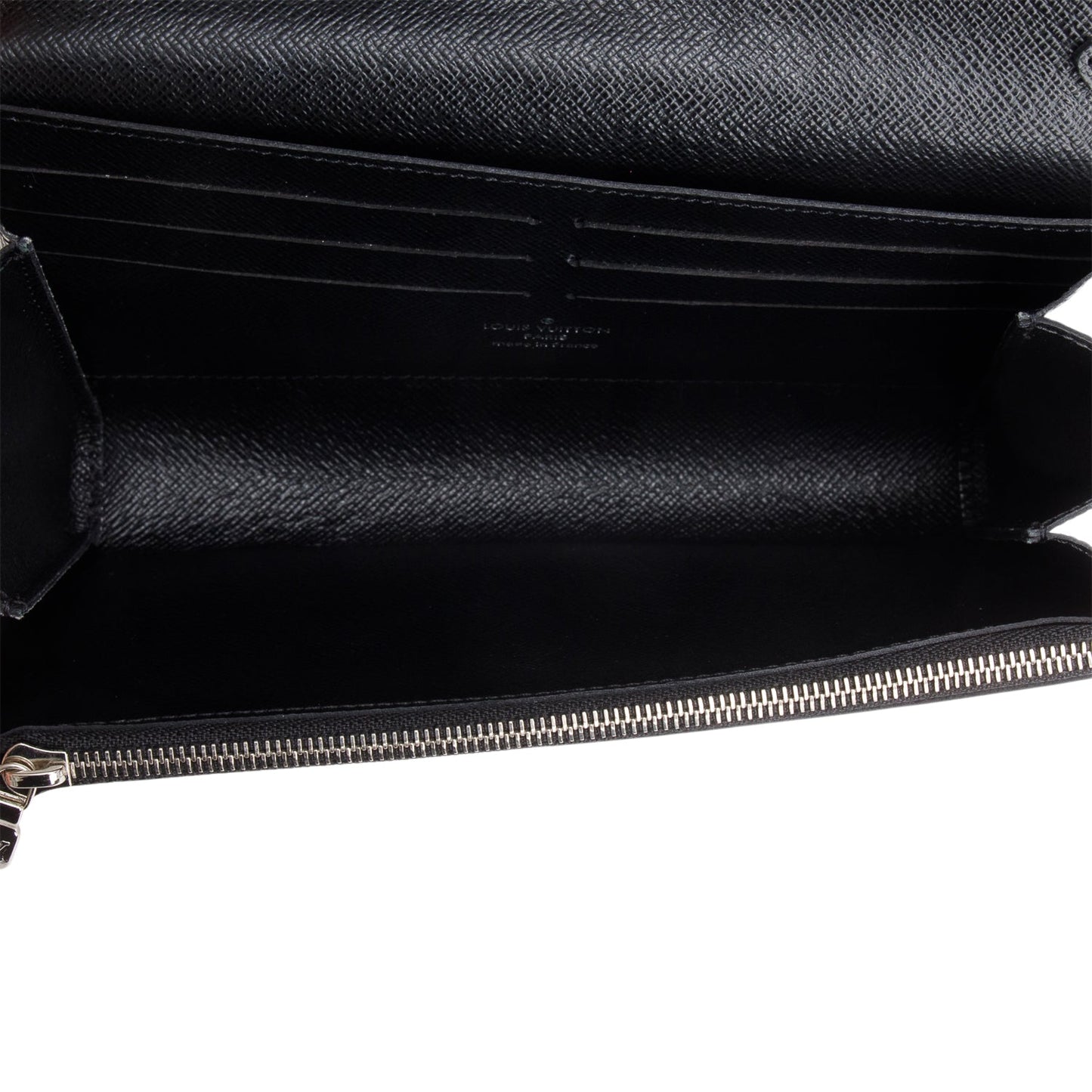 Louis Vuitton Silver Metallic Epi Leather Twist Chain Wallet