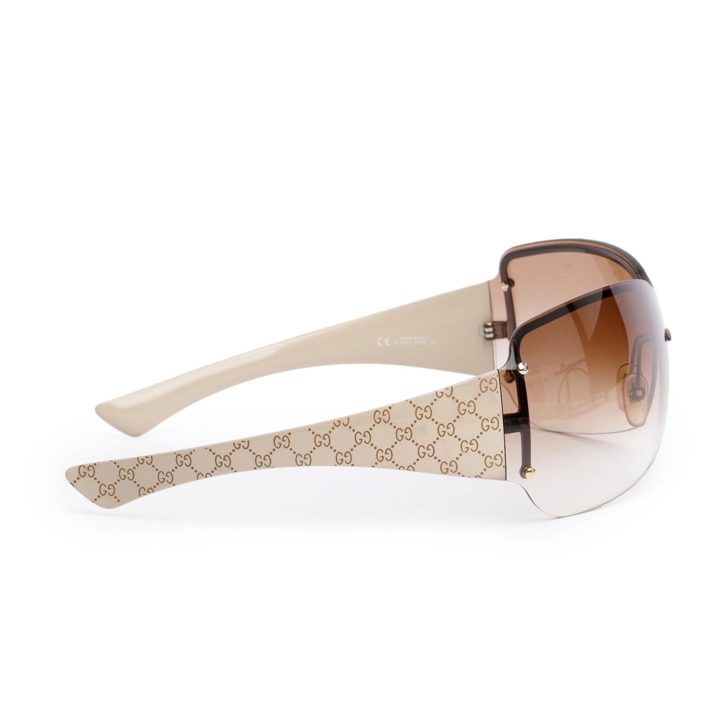 Gucci GG1825/S Brown GG Signature Acetate Shield Sunglasses