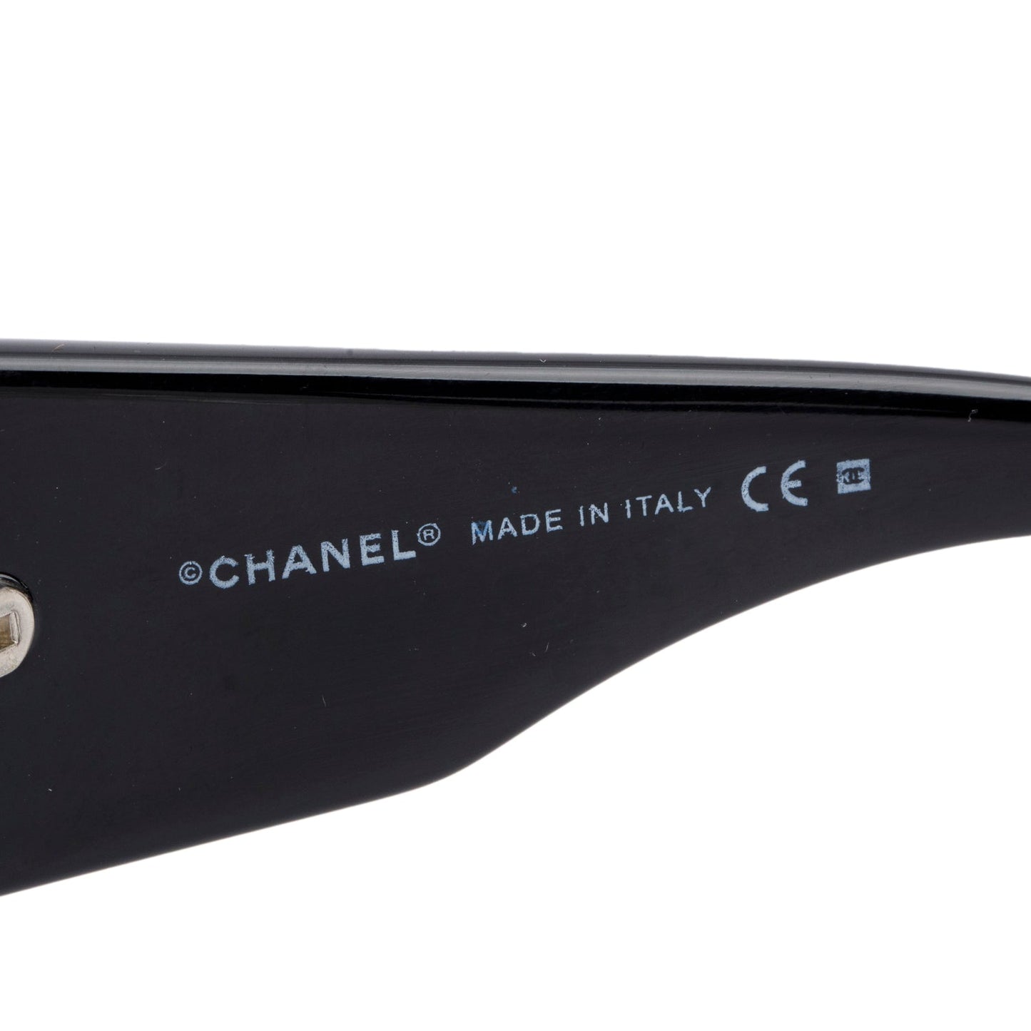 Chanel 6022-Q Black Acetate CC Logo Sunglasses