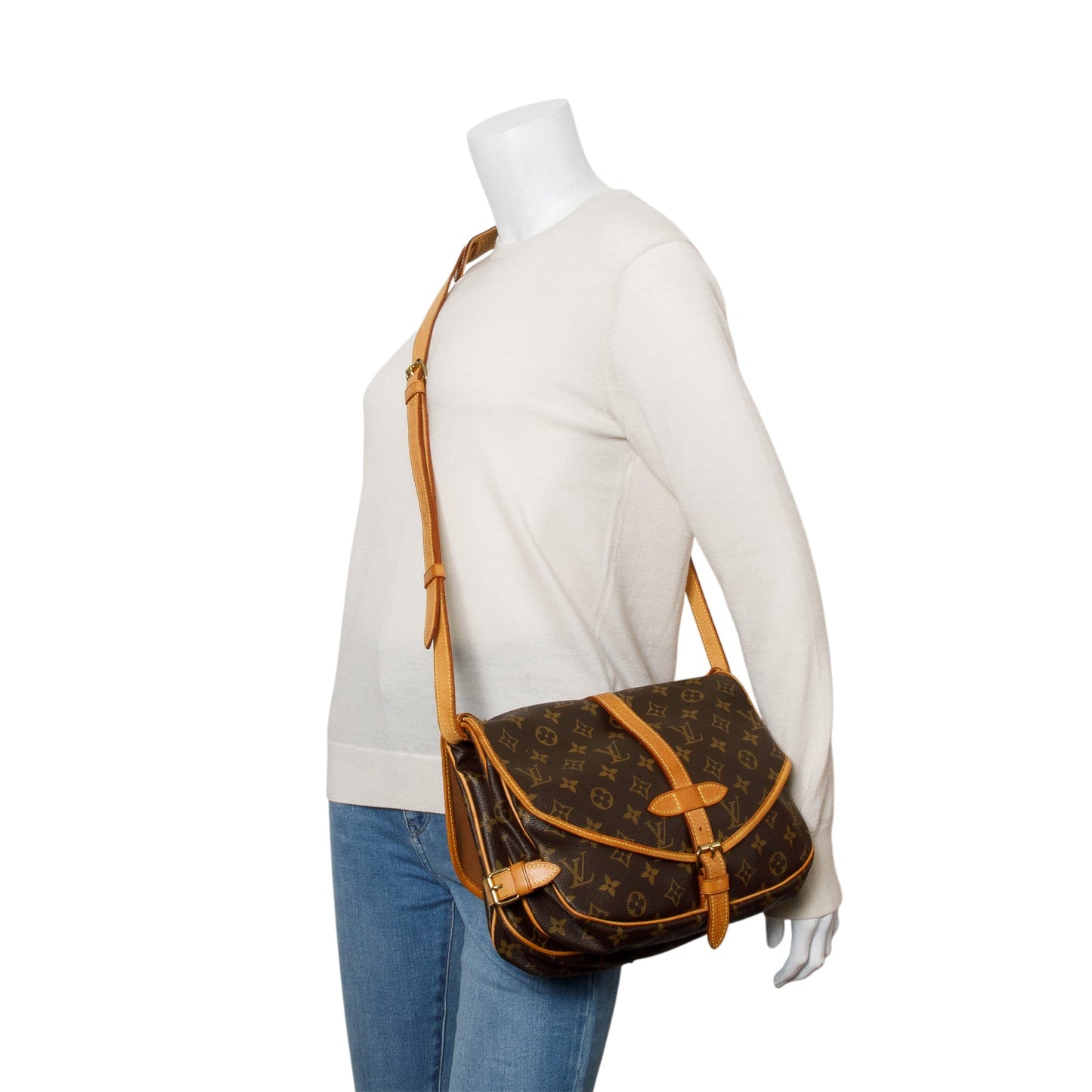 Louis Vuitton Monogram Saumur 30