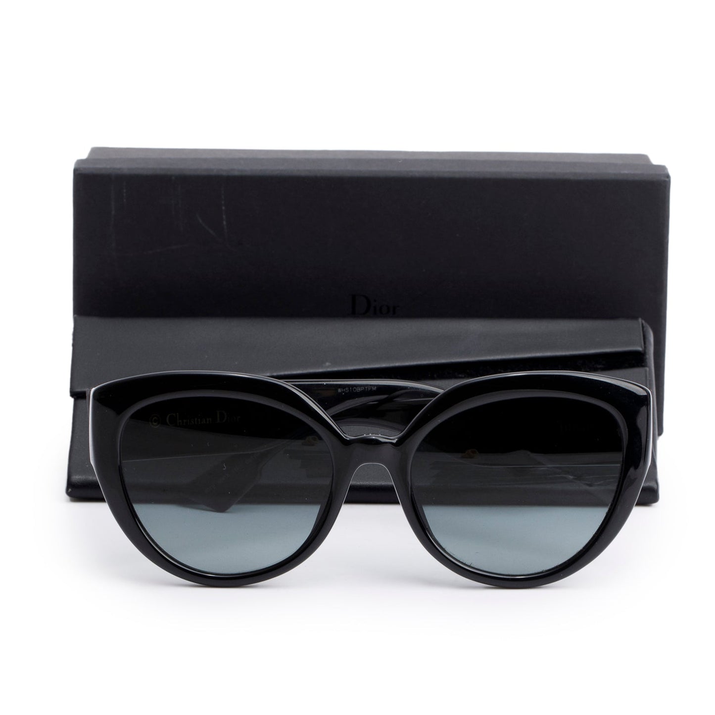 Christian Dior DDiorF Black Acetate Cat Eye Sunglasses