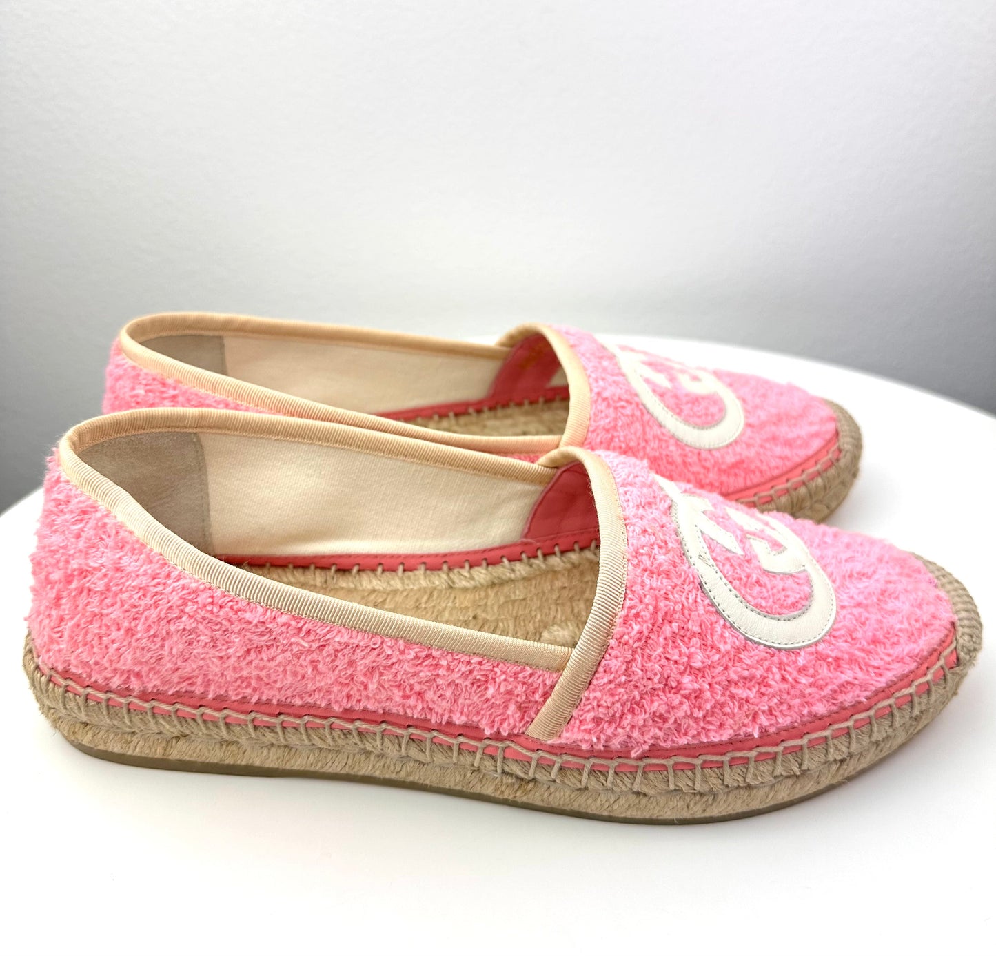 Gucci Interlocking G Terry Espadrilles