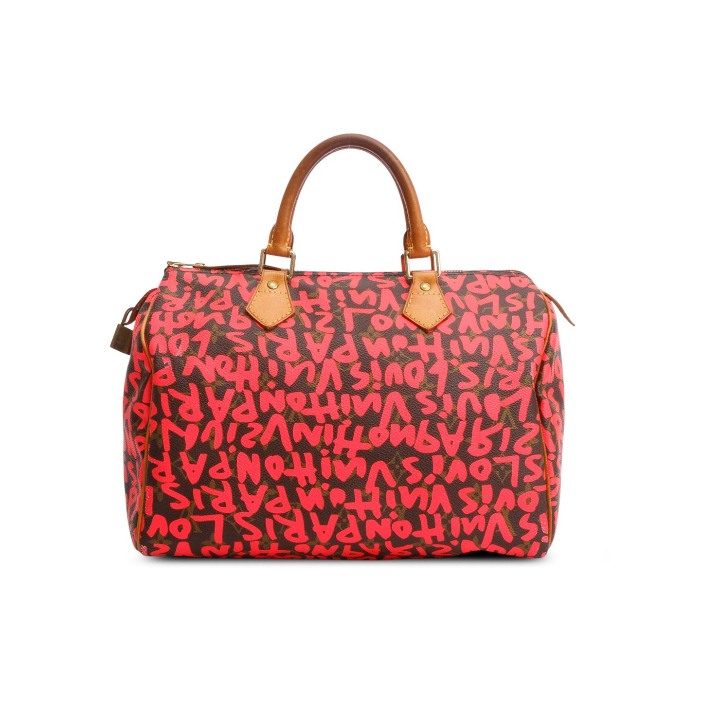 Louis Vuitton Pink Monogram Graffiti Speedy 30