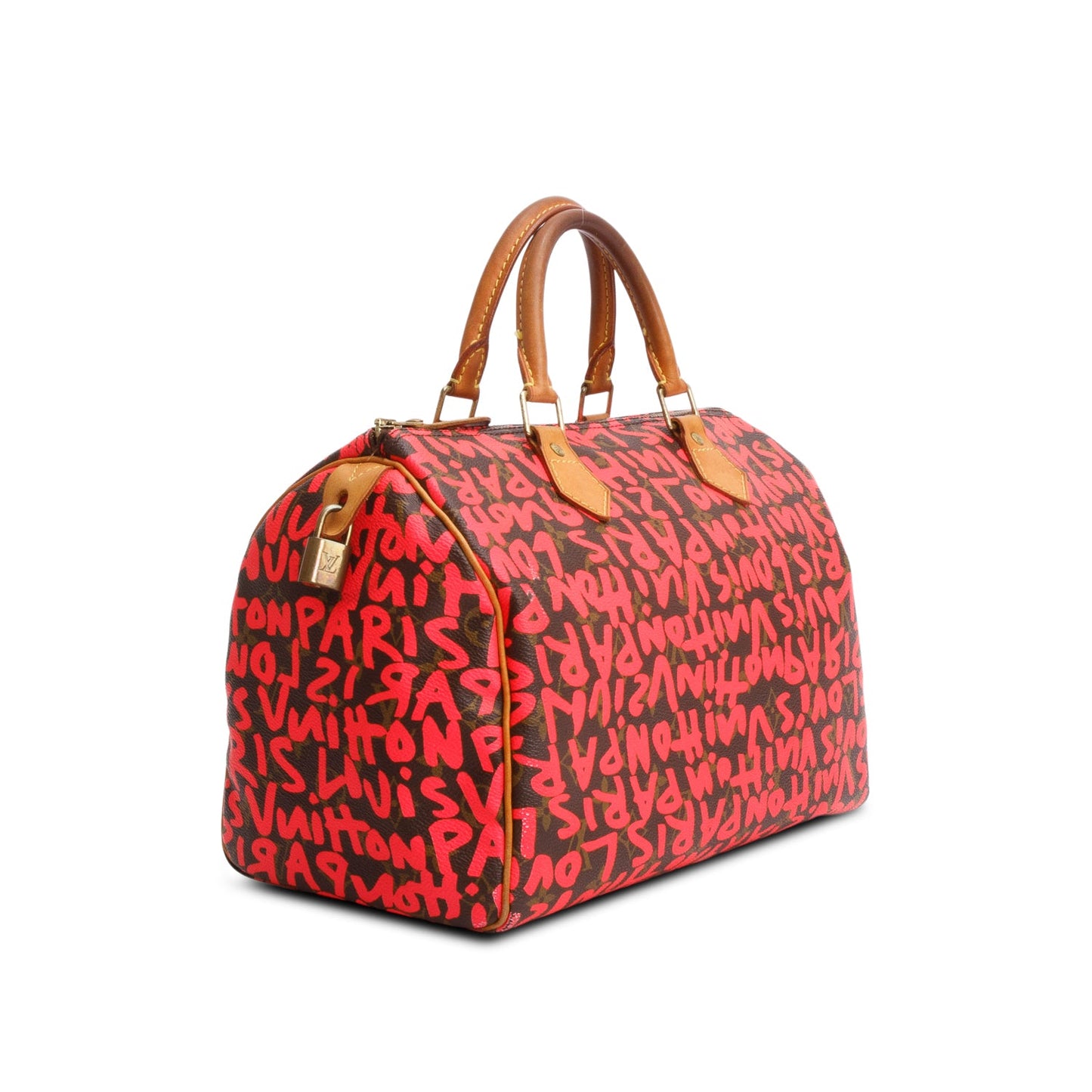 Louis Vuitton Pink Monogram Graffiti Speedy 30