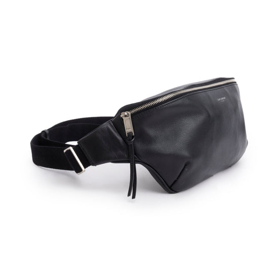 Saint Laurent Black Marsupio Calfskin Belt Bag