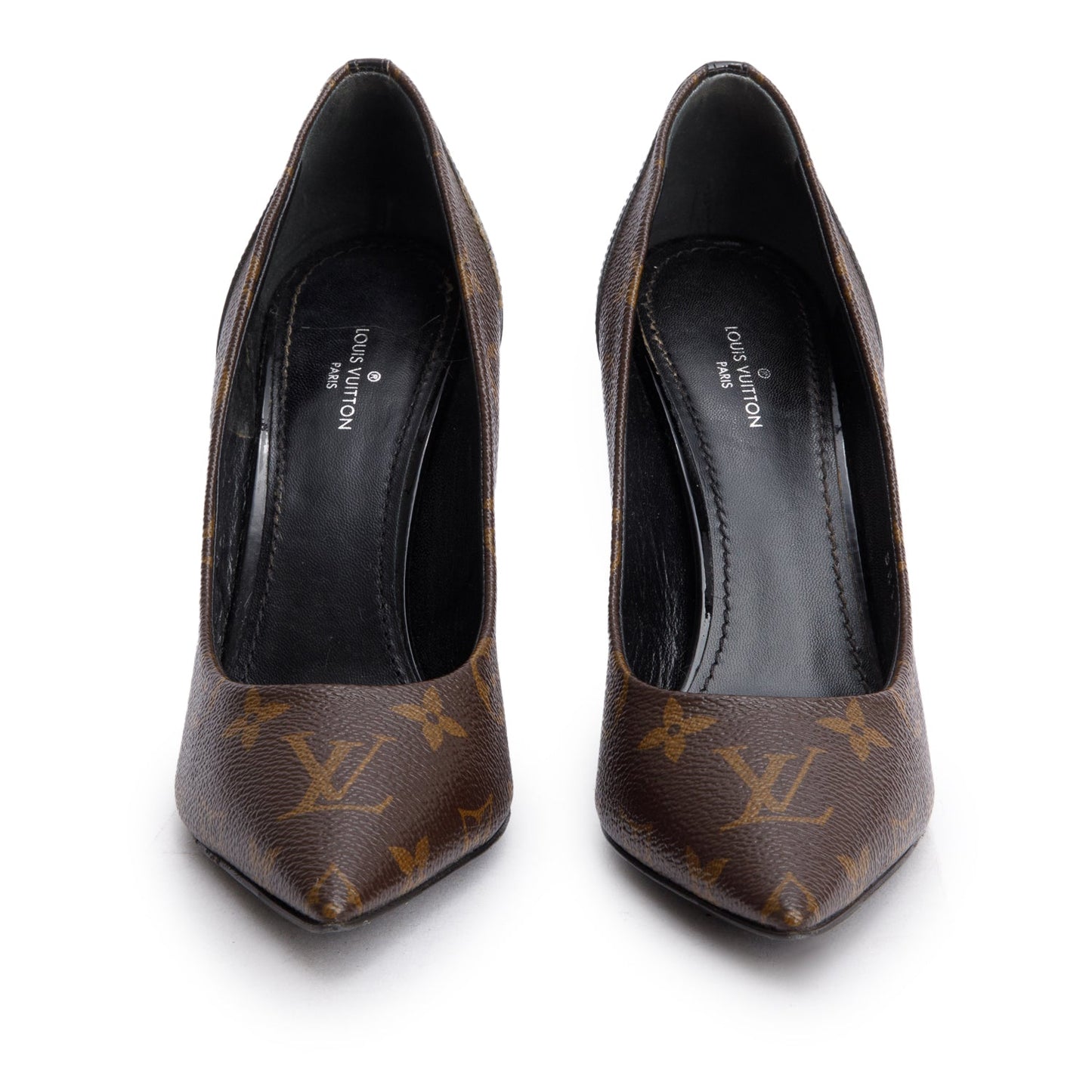 Louis Vuitton 2022 Monogram Canvas Cherie Pumps, Size 37