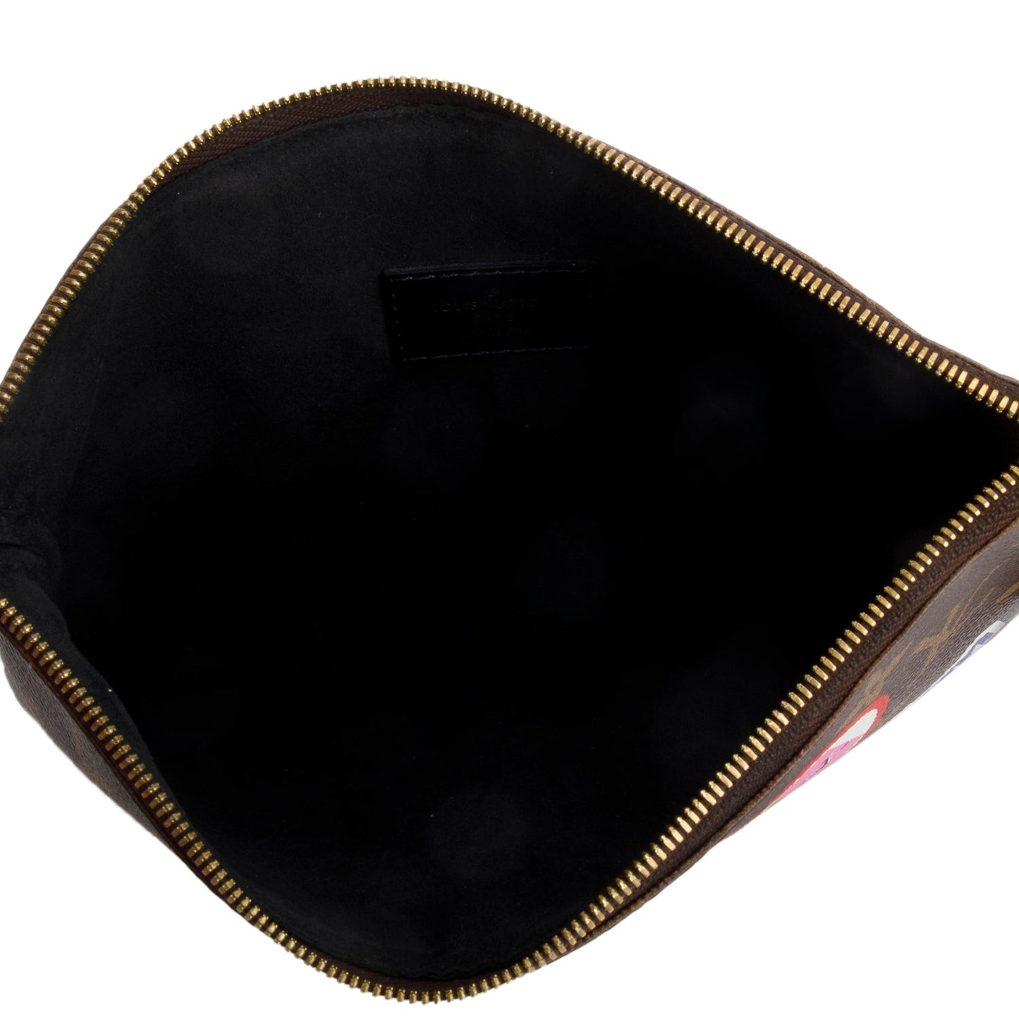 Louis Vuitton Monogram Travel Patches City Wristlet Pouch
