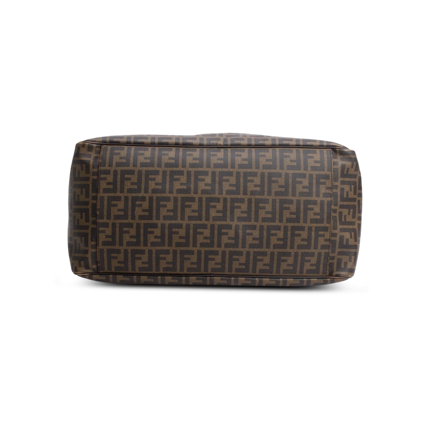 Fendi Brown FF Zucca Coated Canvas Duffle Bag