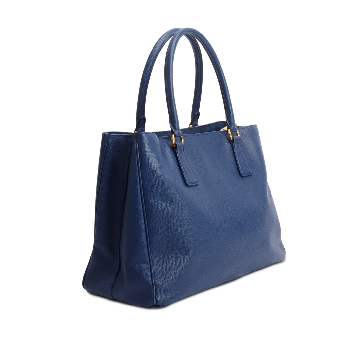 Prada Blue Saffiano Lux Medium Galleria Tote
