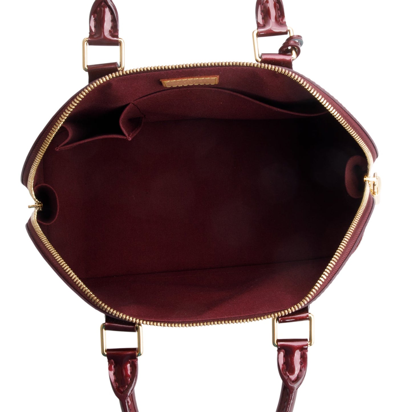 Louis Vuitton Burgundy Monogram Vernis Alma PM