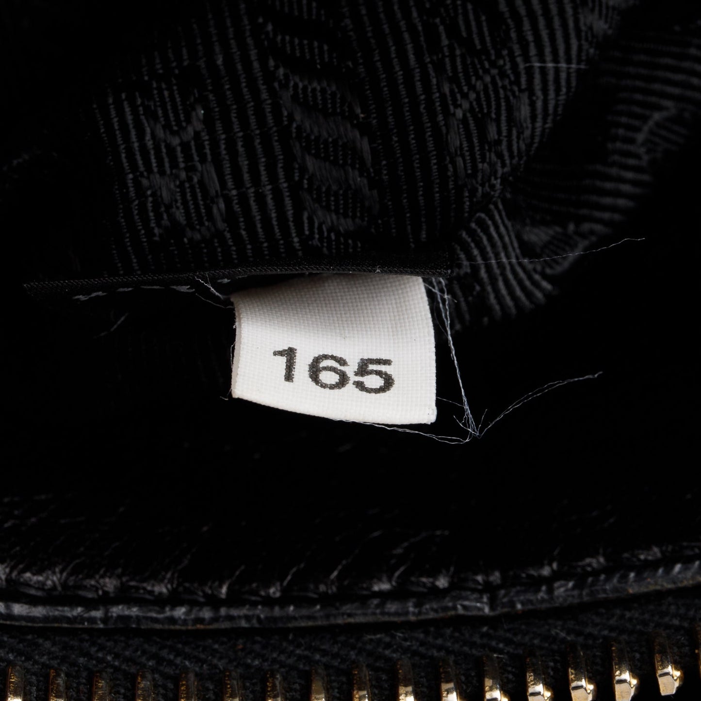 Prada Black Leather-Trimmed Tessuto Gaufre Tote
