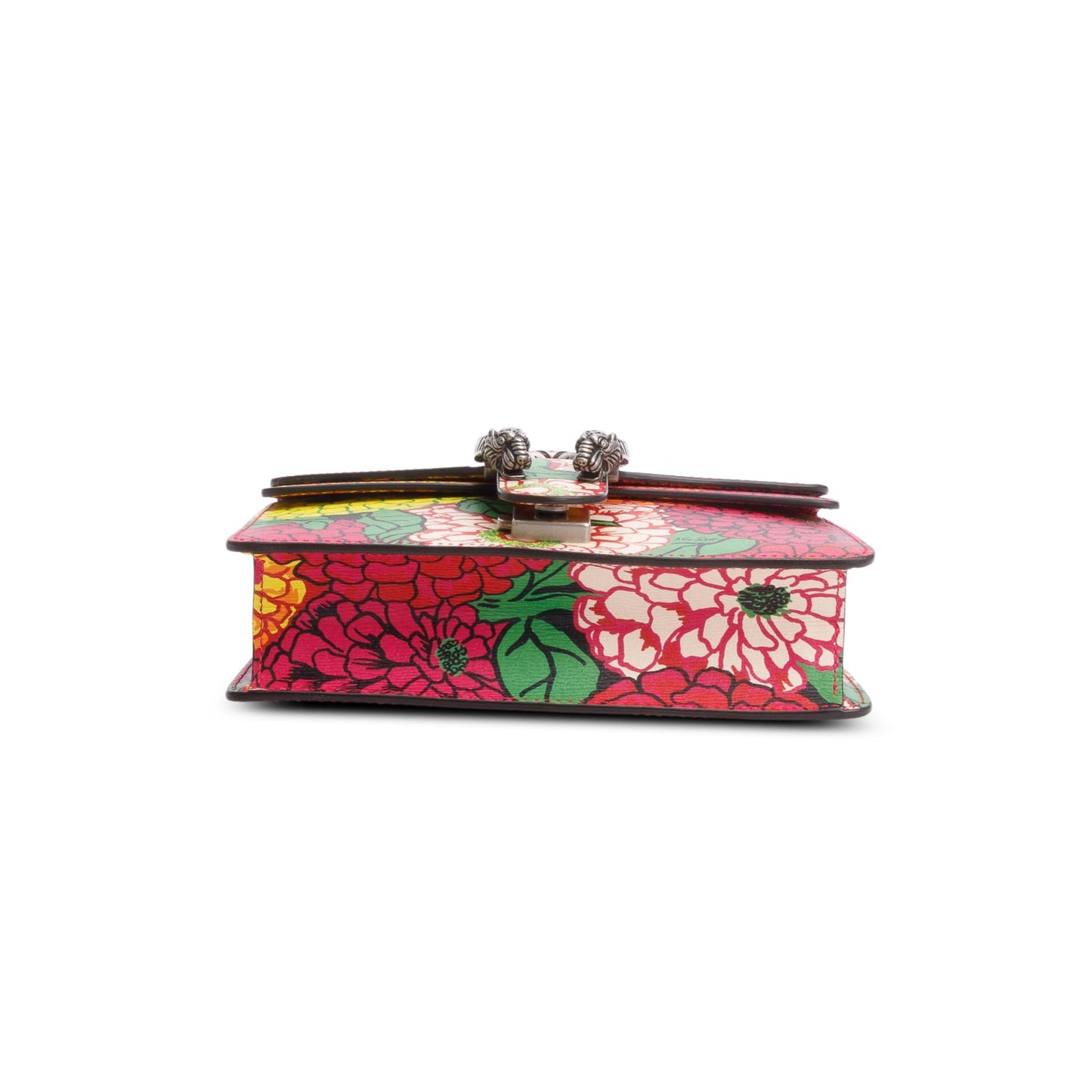 Gucci x Ken Scott Multicolor Textured Calfskin Pomponica Print Dionysus Shoulder Bag