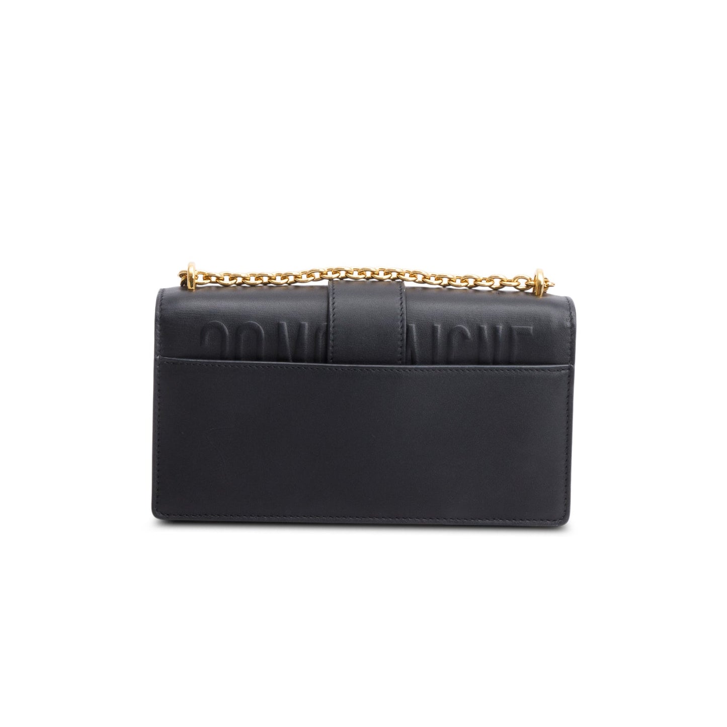 Christian Dior 2022 Black Calfskin 30 Montaigne East-West Chain Bag