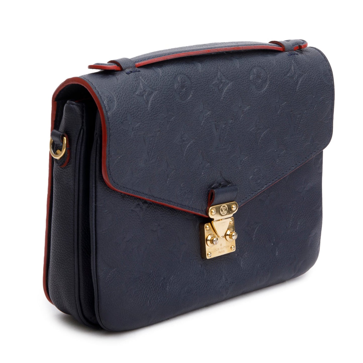 Louis Vuitton Navy Monogram Empreinte Leather Pochette Metis