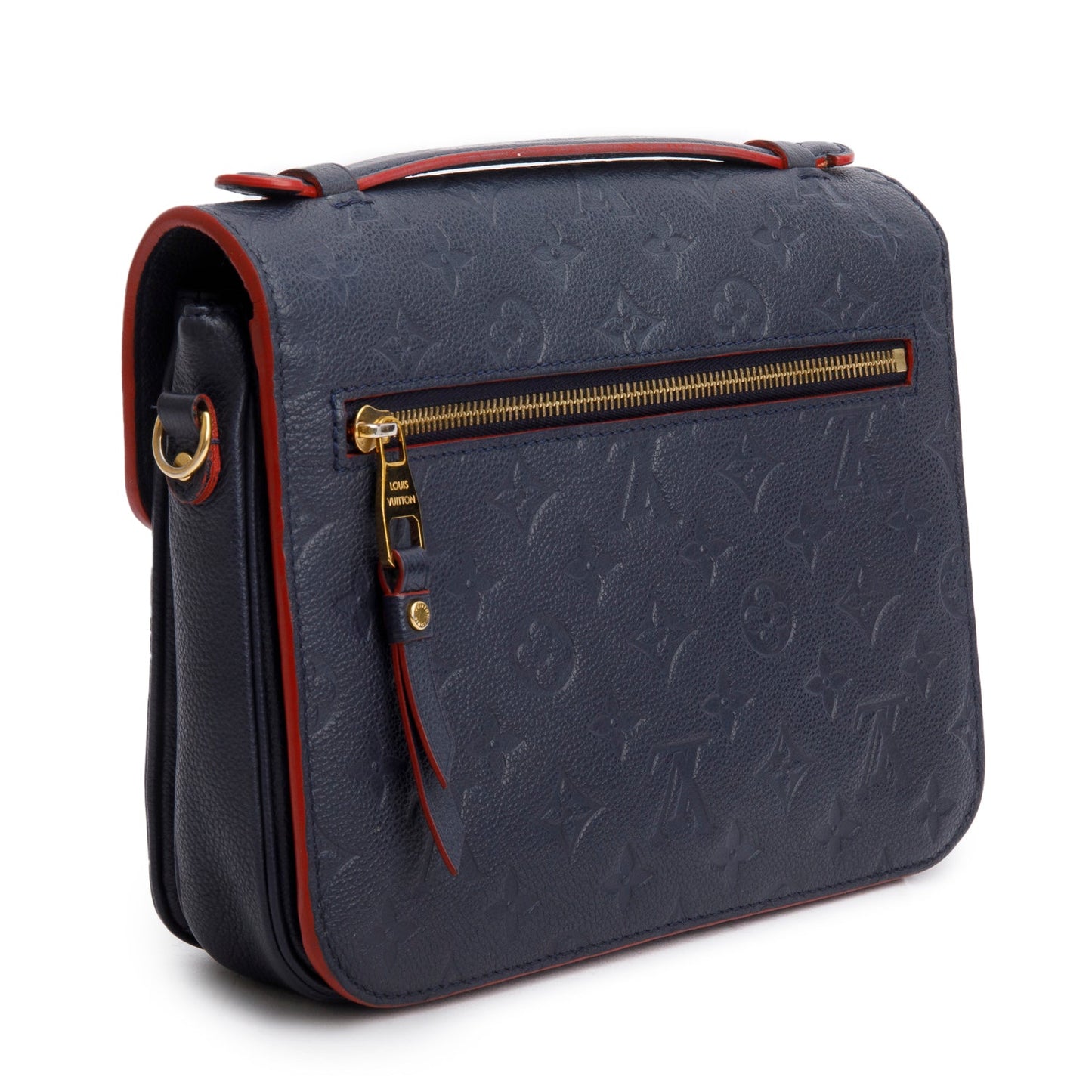 Louis Vuitton Navy Monogram Empreinte Leather Pochette Metis