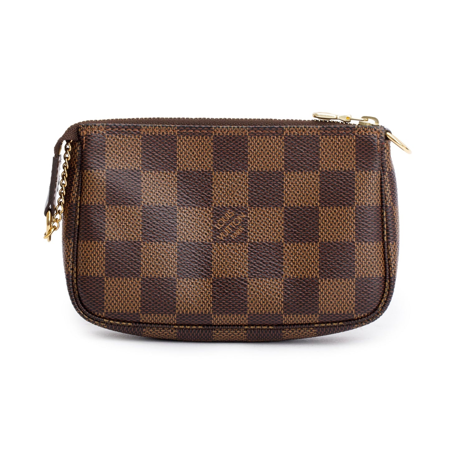 Louis Vuitton 2020 Damier Ebene Mini Pochette Accessoires