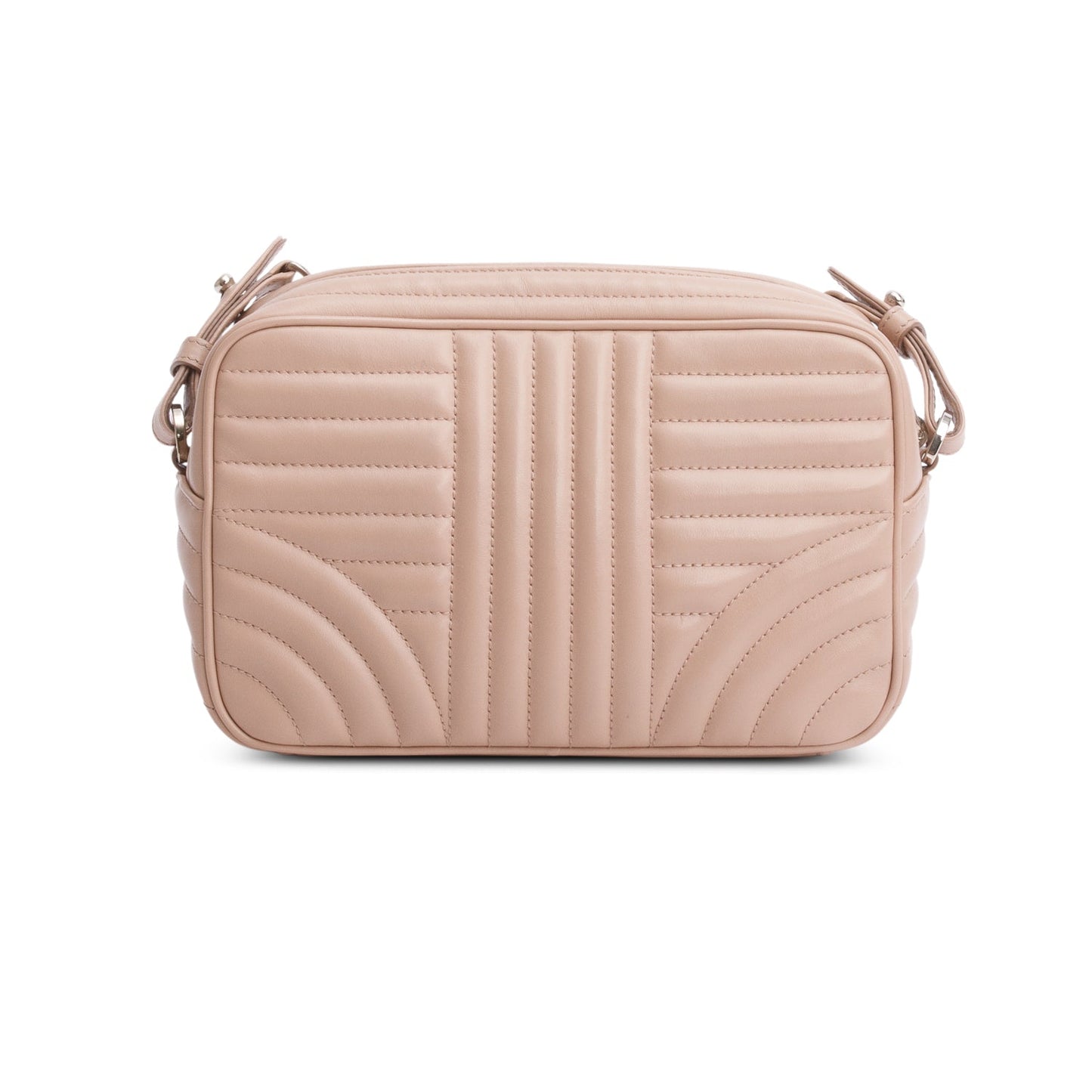 Prada Pink Soft Calfskin Diagramme Crossbody Bag