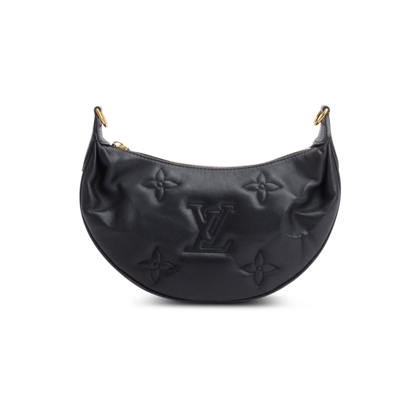Louis Vuitton Black Calfskin Bubblegram Over the Moon Bag