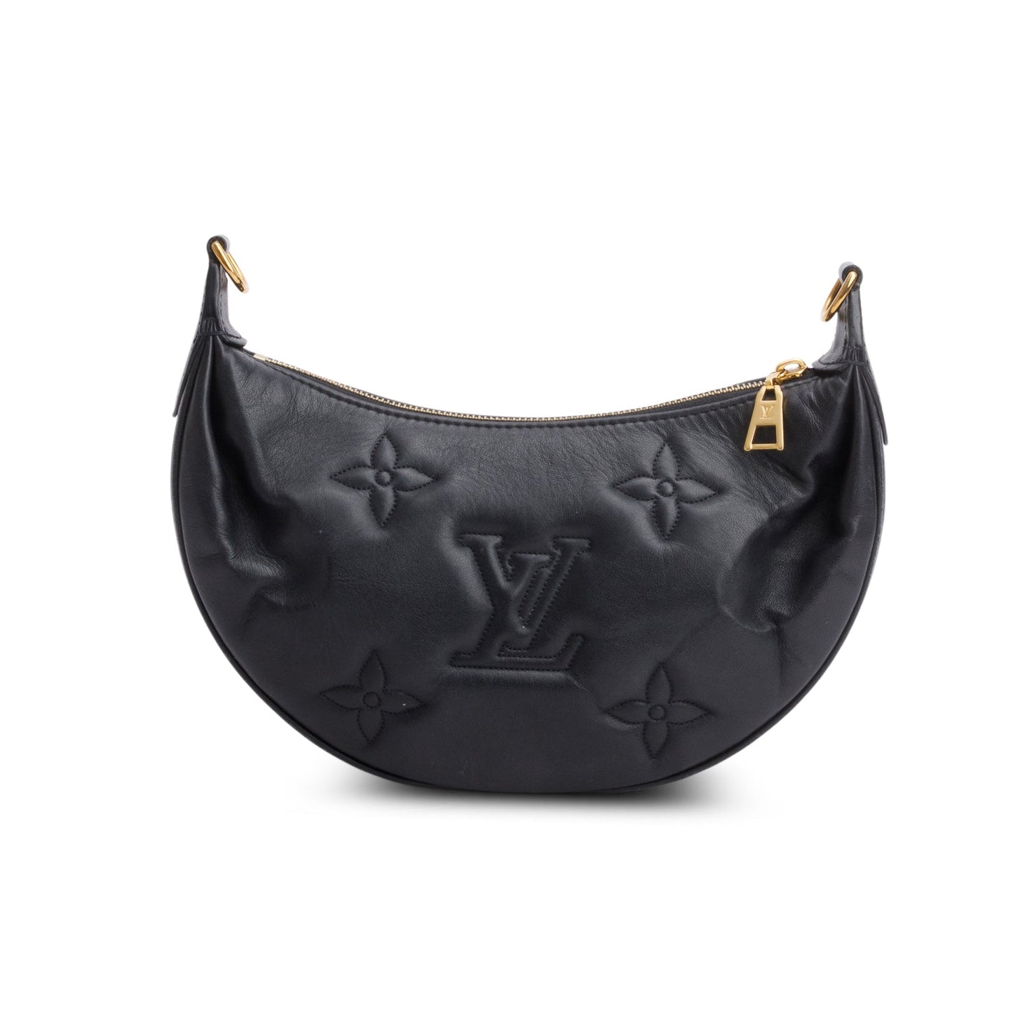 Louis Vuitton Black Calfskin Bubblegram Over the Moon Bag