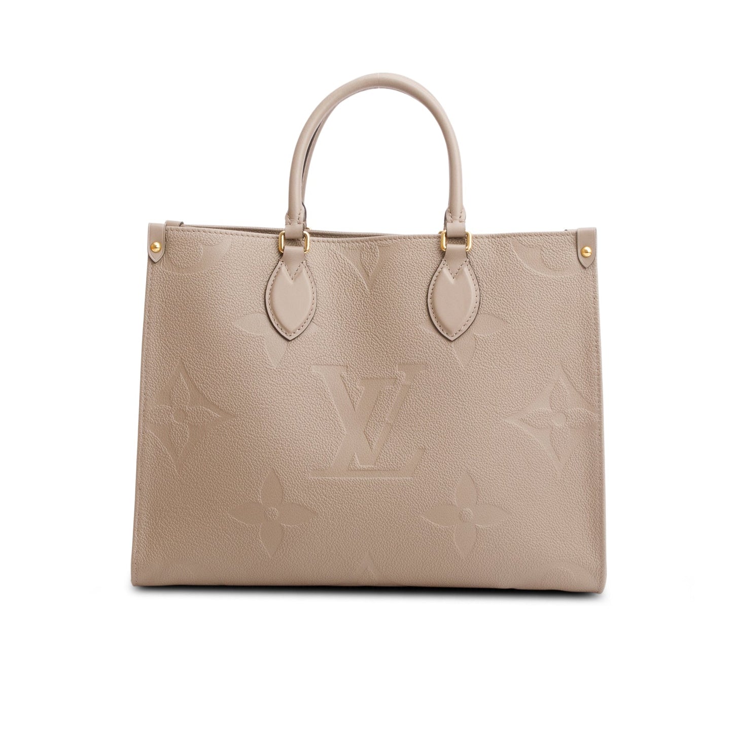 Louis Vuitton Turtledove Monogram Empreinte Giant OnTheGo MM