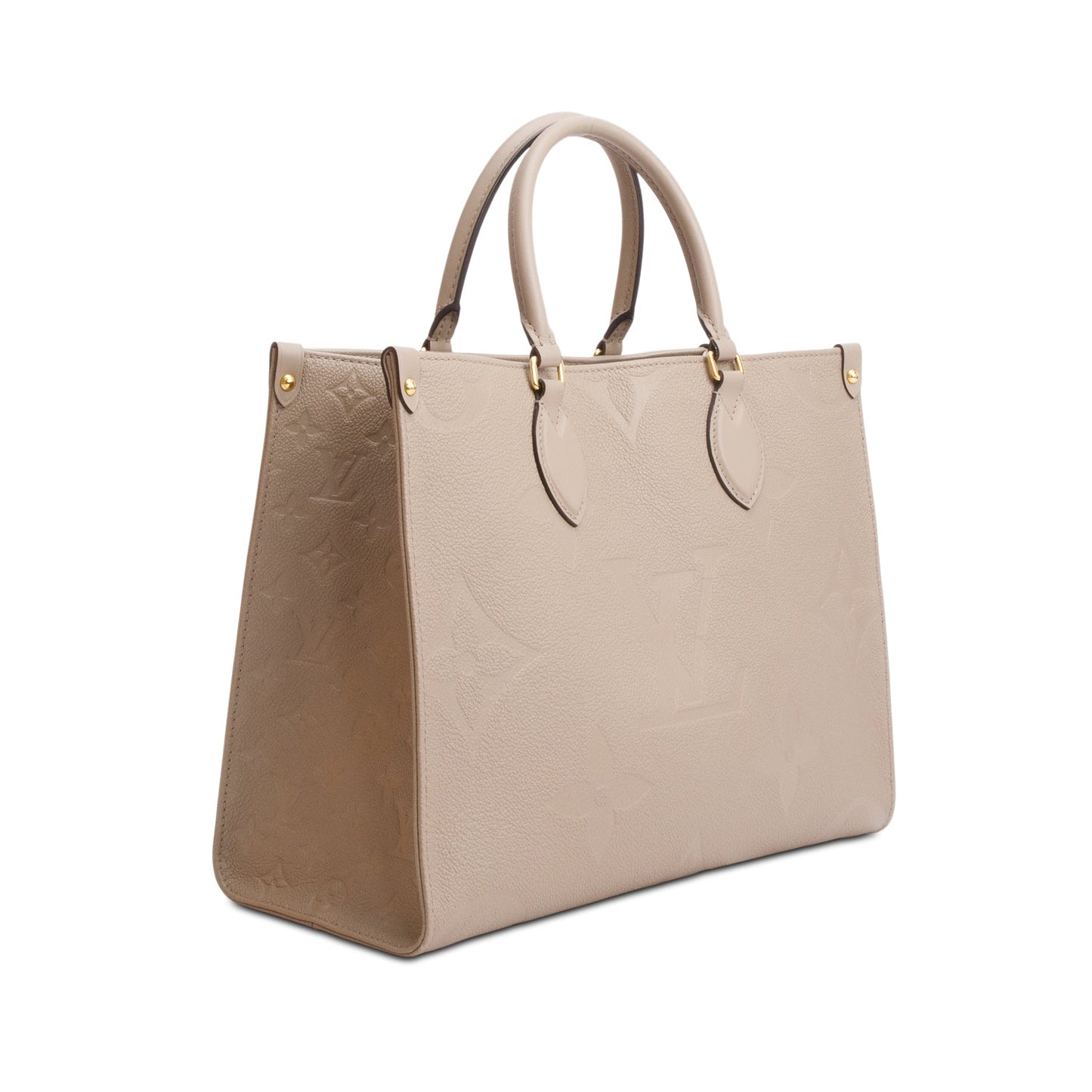 Louis Vuitton Turtledove Monogram Empreinte Giant OnTheGo MM