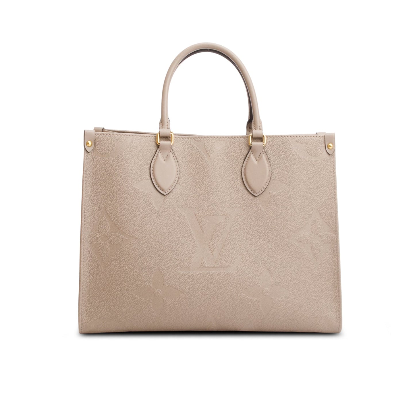 Louis Vuitton Turtledove Monogram Empreinte Giant OnTheGo MM