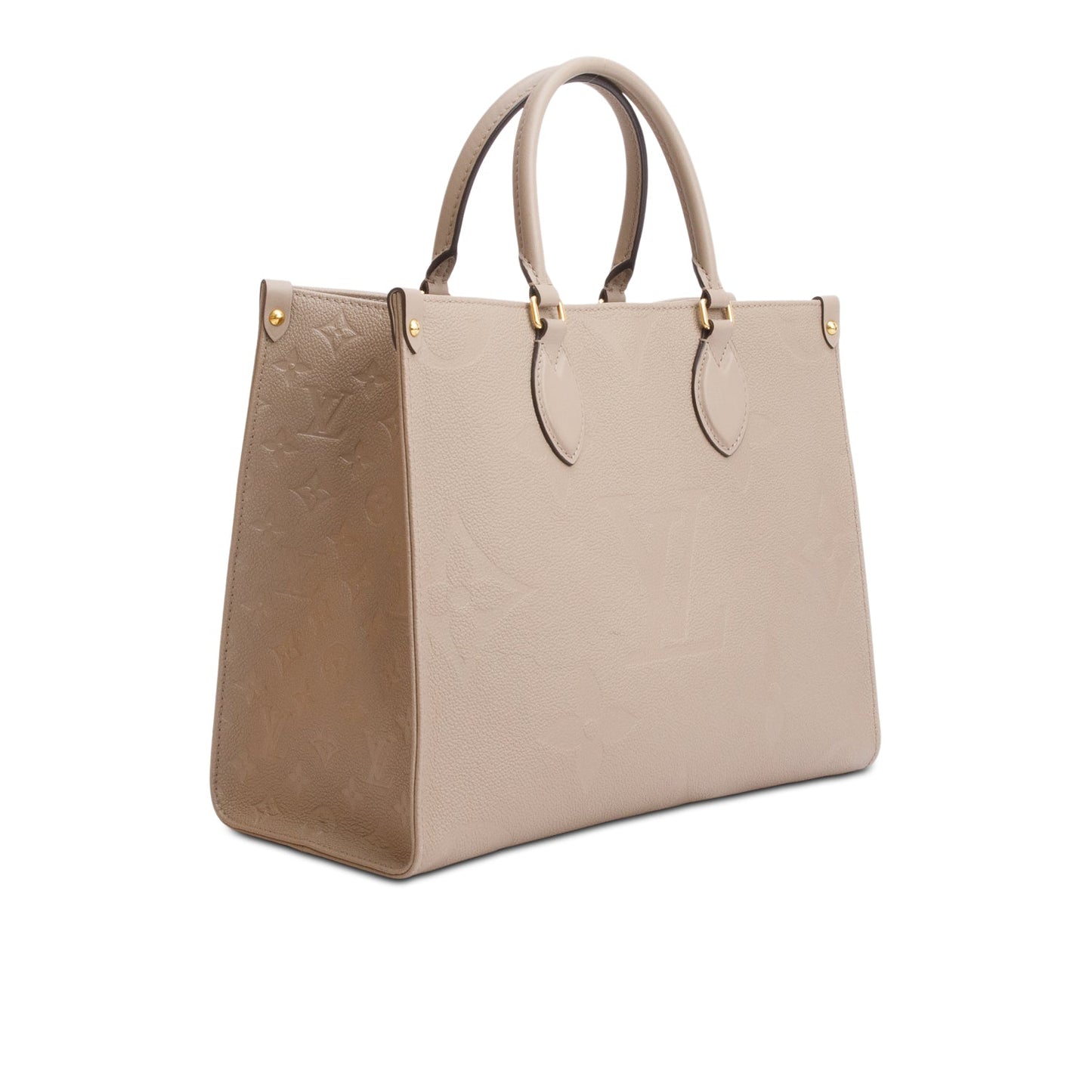 Louis Vuitton Turtledove Monogram Empreinte Giant OnTheGo MM