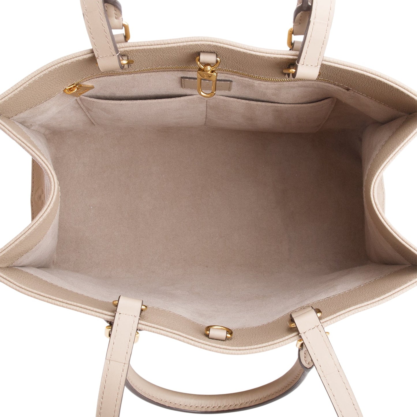 Louis Vuitton Turtledove Monogram Empreinte Giant OnTheGo MM