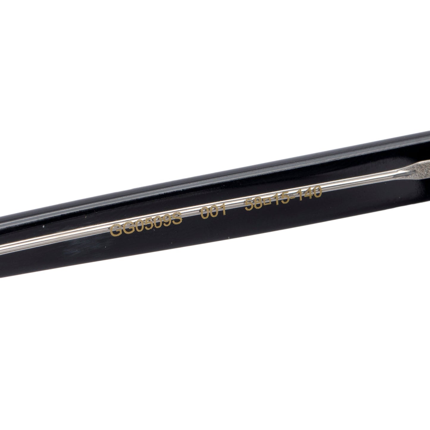 Gucci GG509S Black Acetate GG Square Sunglasses
