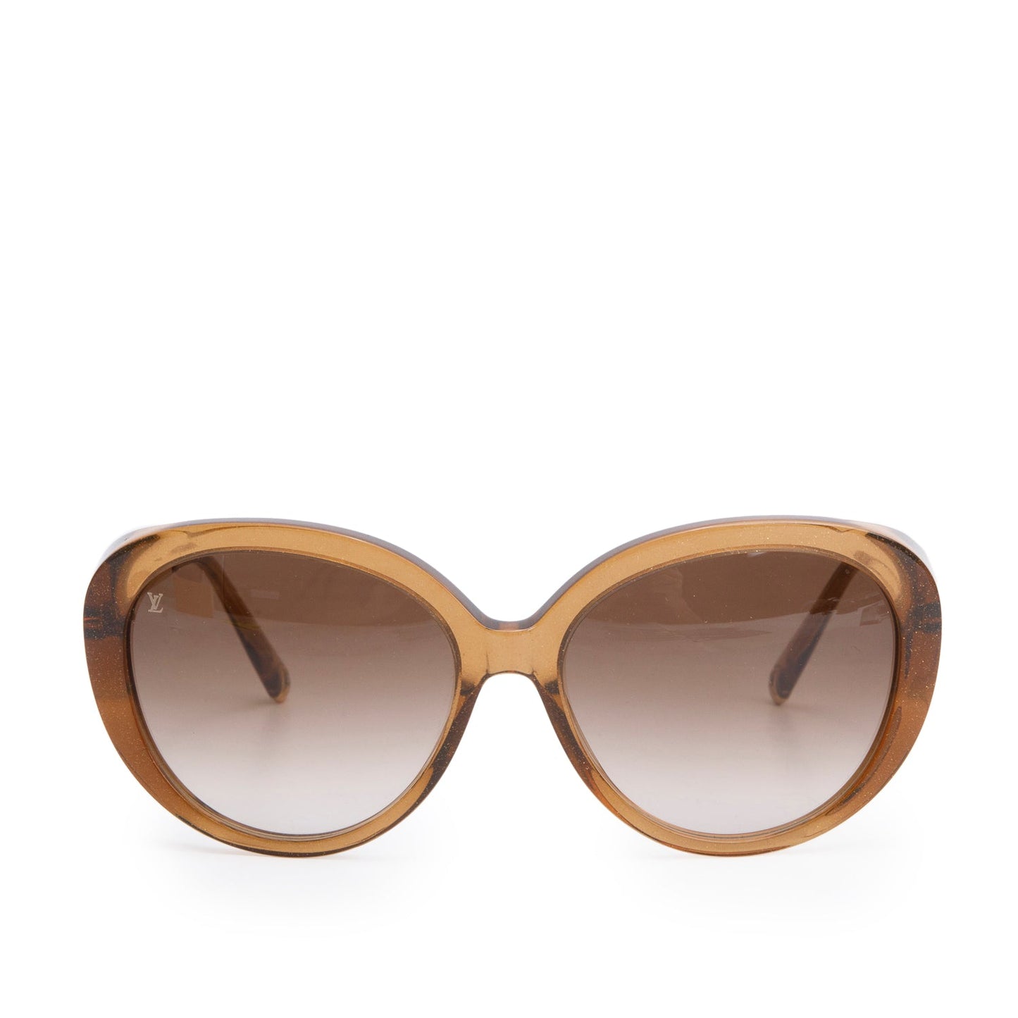 Louis Vuitton Z0800W Brown Glitter Round Sunglasses
