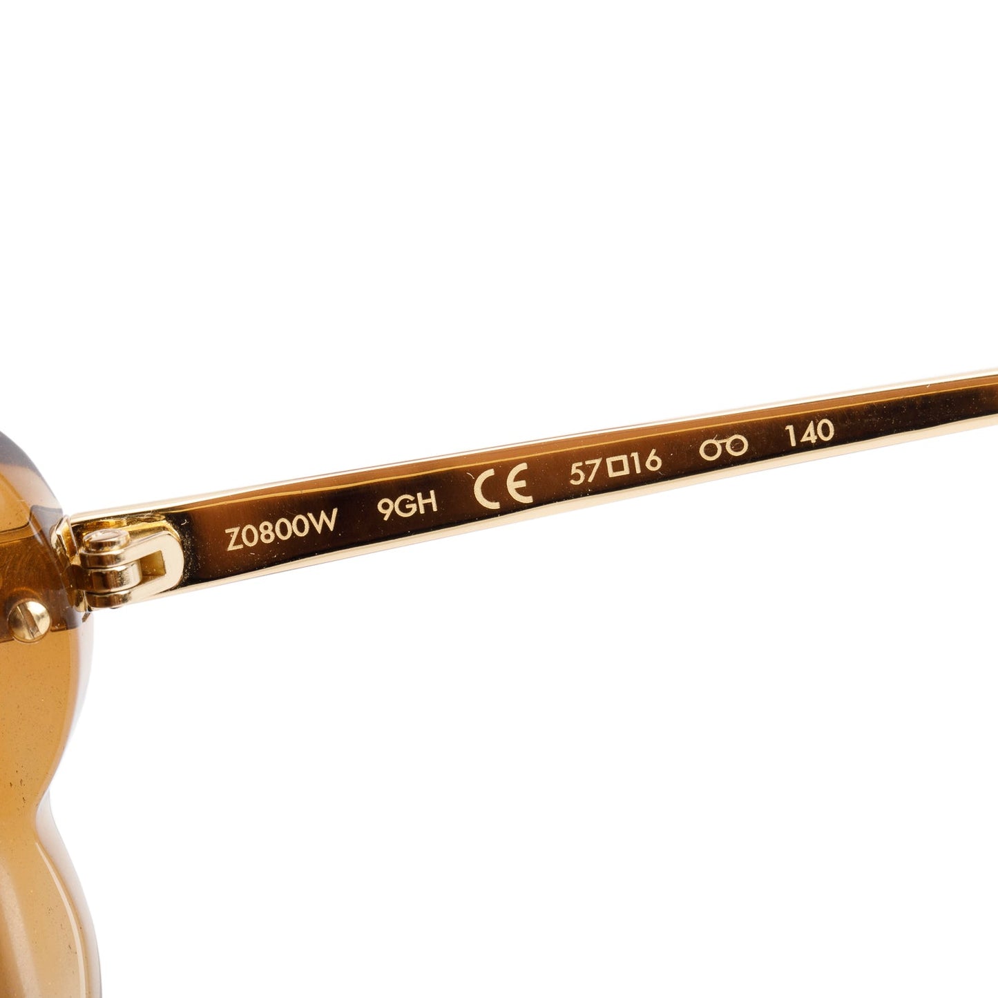 Louis Vuitton Z0800W Brown Glitter Round Sunglasses
