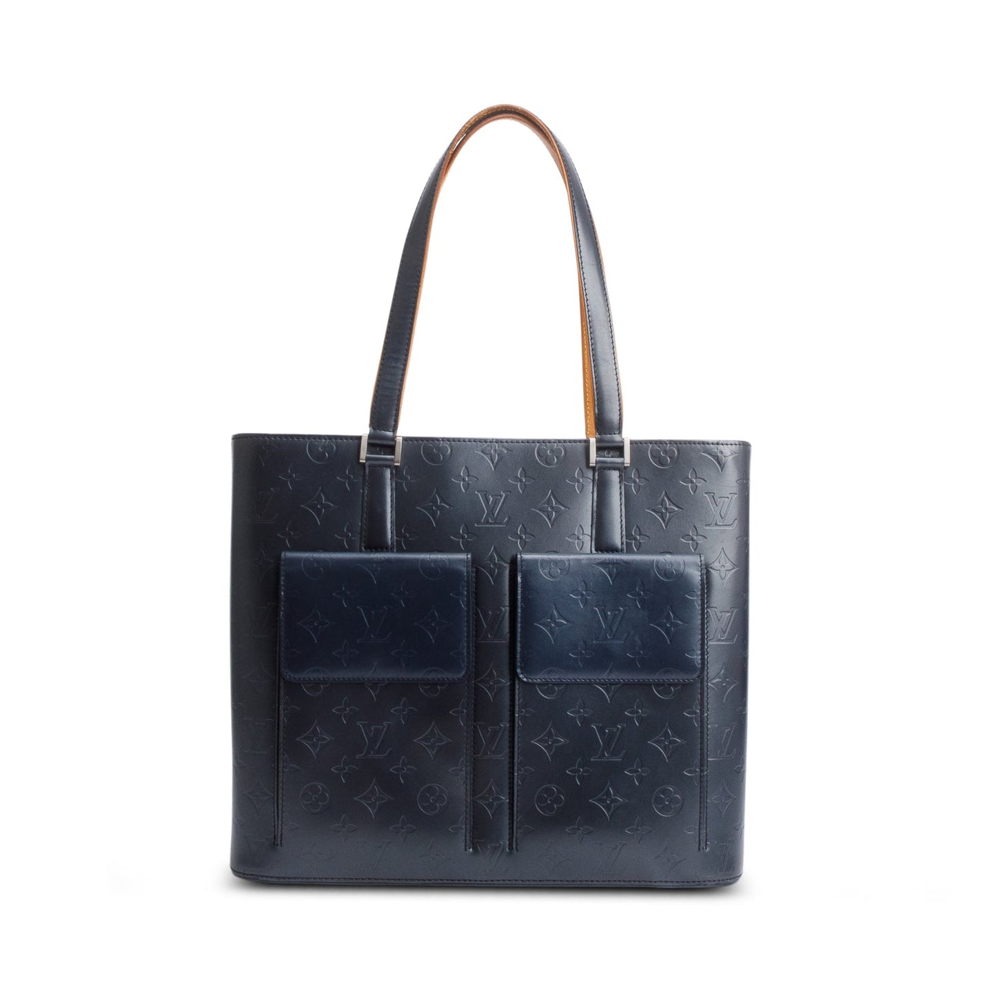 Louis Vuitton Blue Mat Monogram Willwood Tote