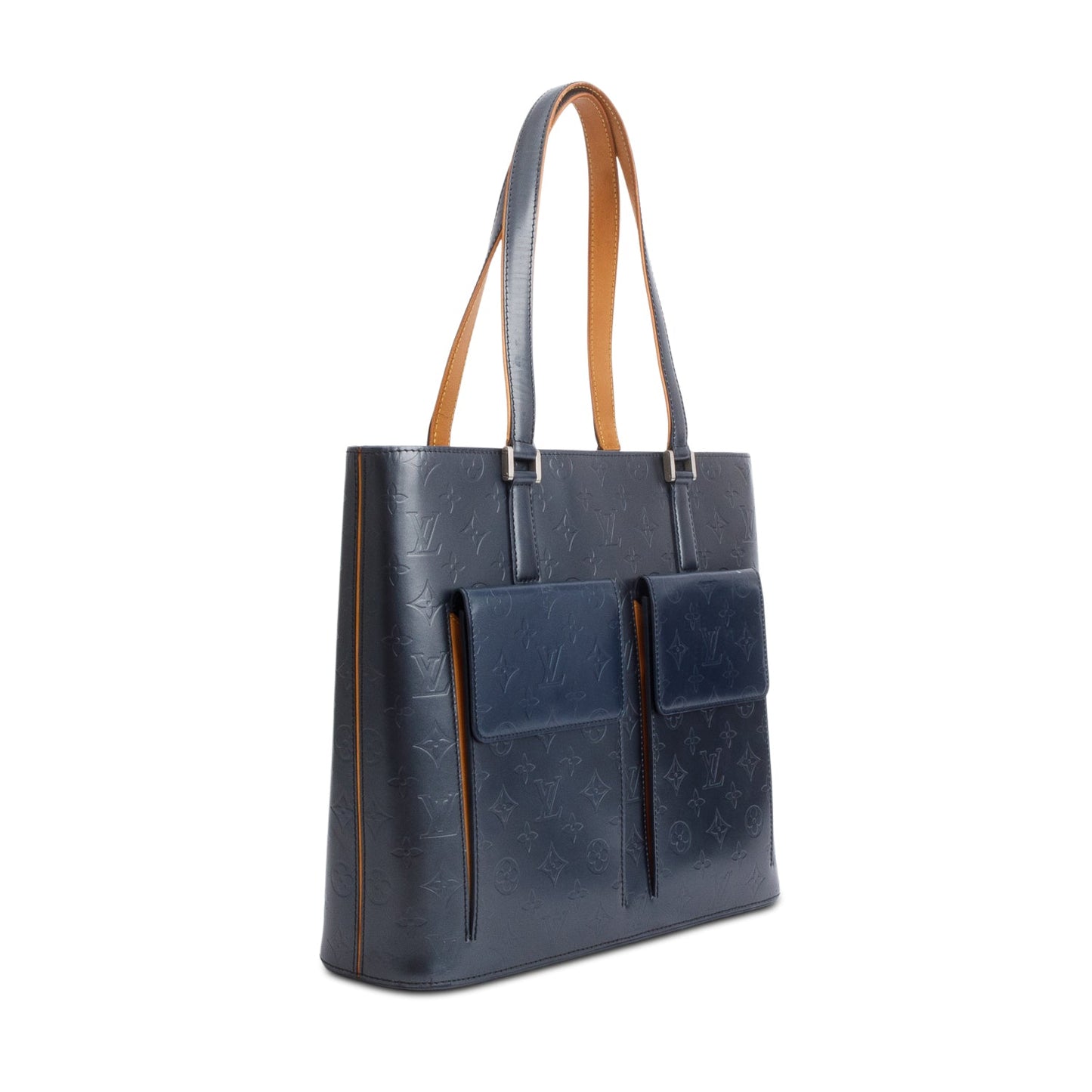 Louis Vuitton Blue Mat Monogram Willwood Tote