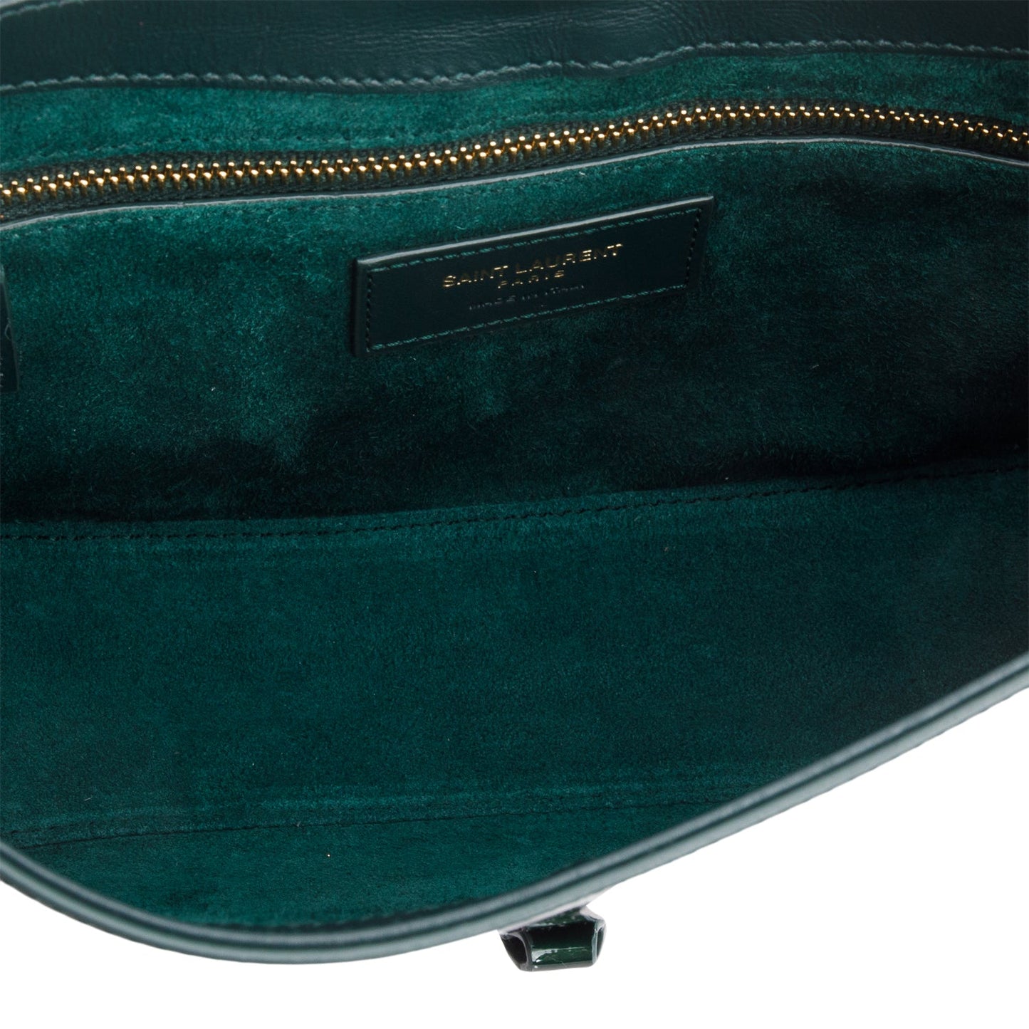 Saint Laurent 2024 Green Patent Leather Le 5 a 7 Hobo