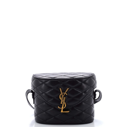 Luxury Saint Laurent Trending 2025 June Box Bag Quilted Leather