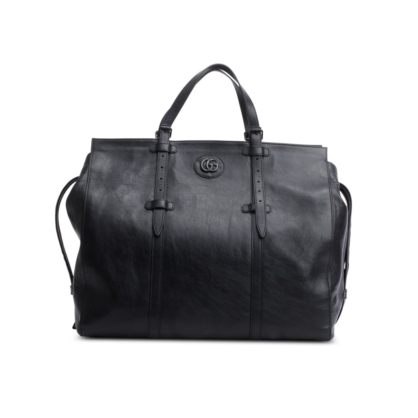 Gucci Black Monochrome Piuma Lux Energy Weekender Bag