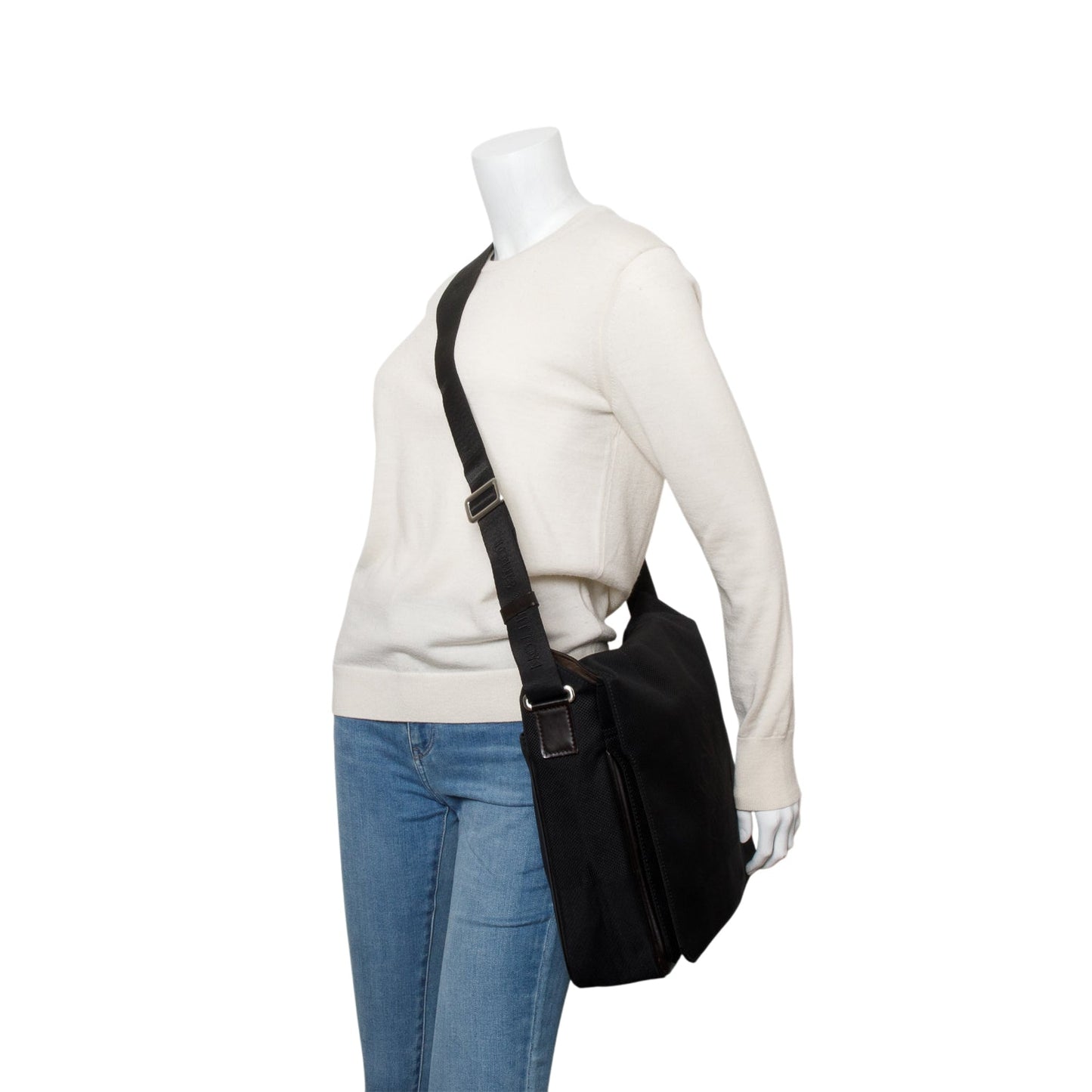 Louis Vuitton Black Damier Geant Canvas Messenger Bag