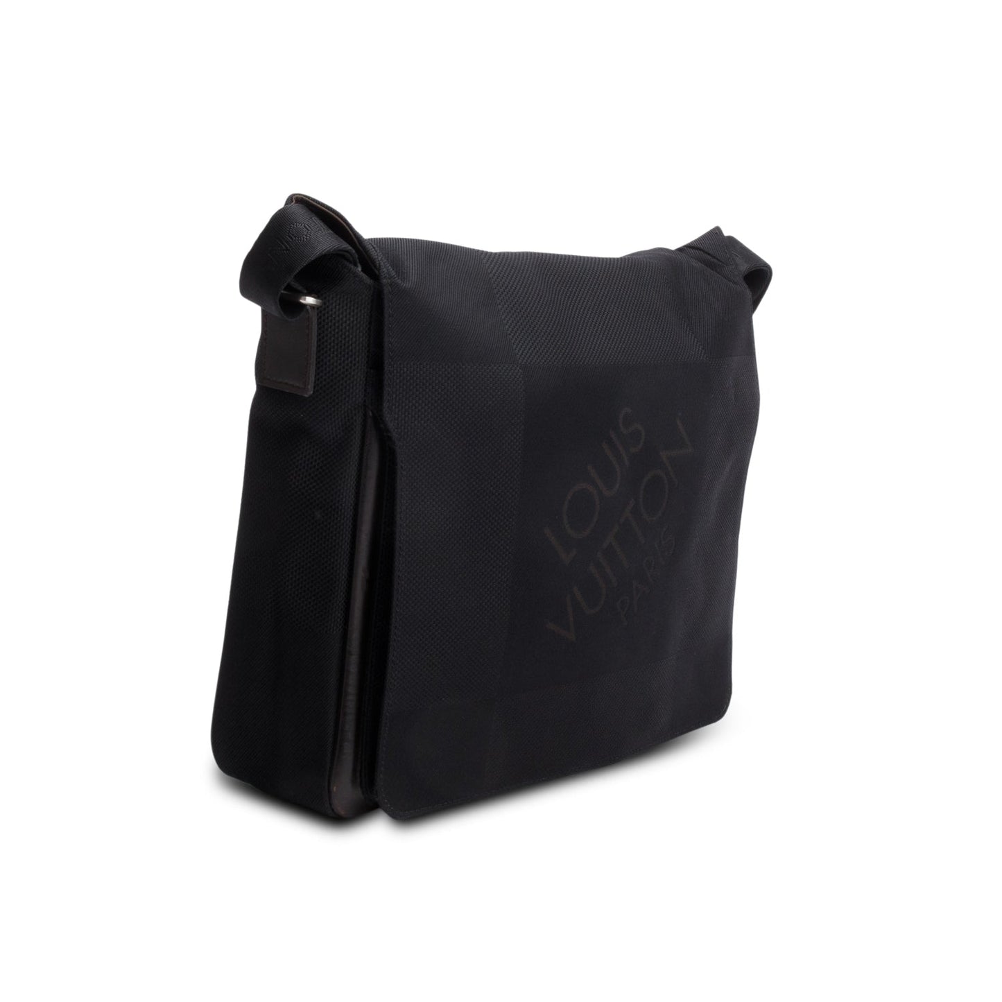 Louis Vuitton Black Damier Geant Canvas Messenger Bag