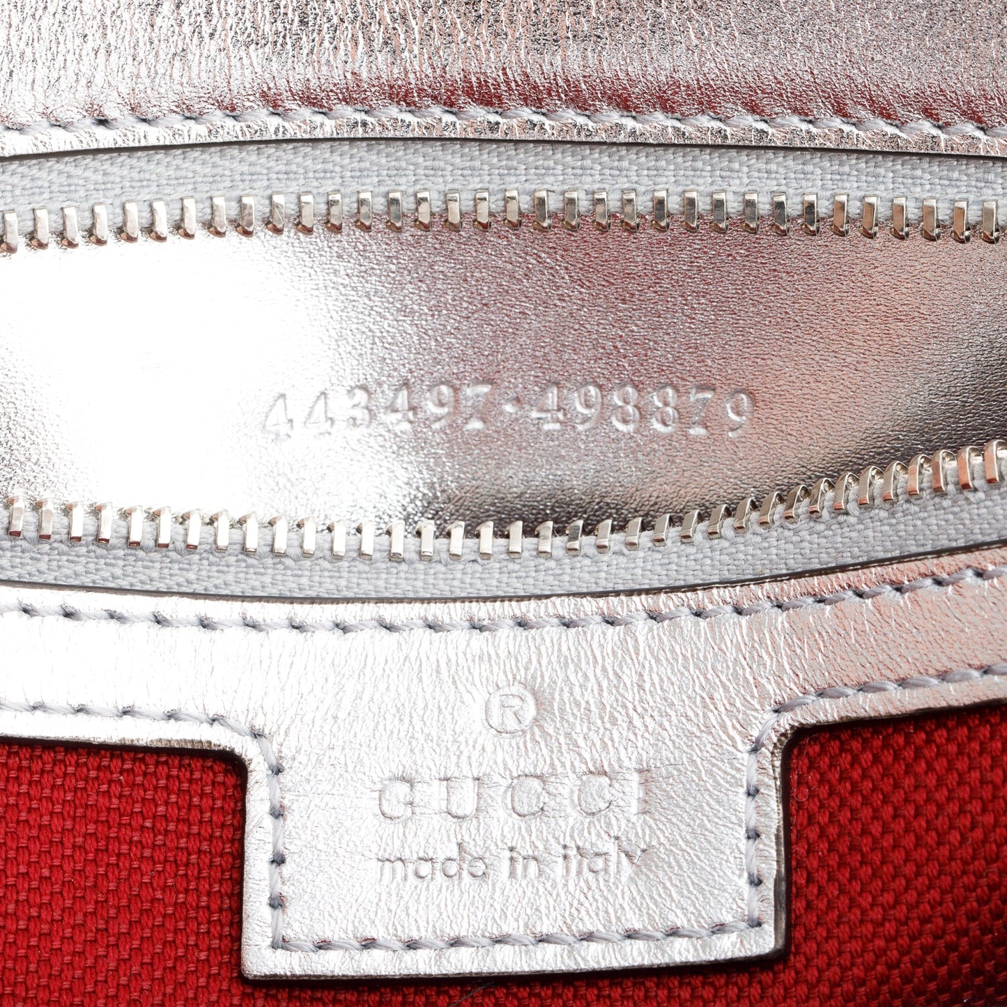 Gucci Silver Matelasse Medium GG Marmont Shoulder Bag