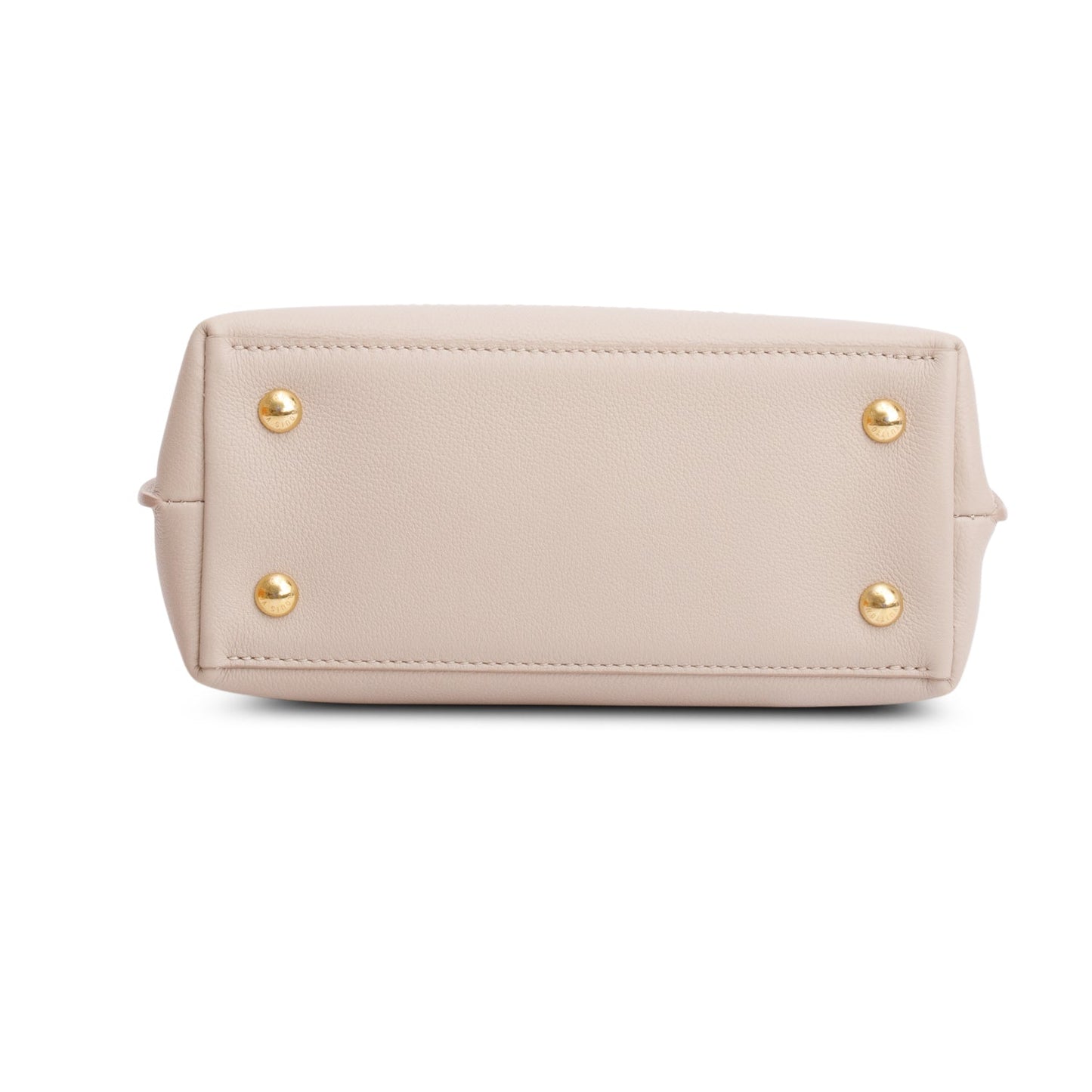 Louis Vuitton Beige Calkskin Mini Lockme Ever
