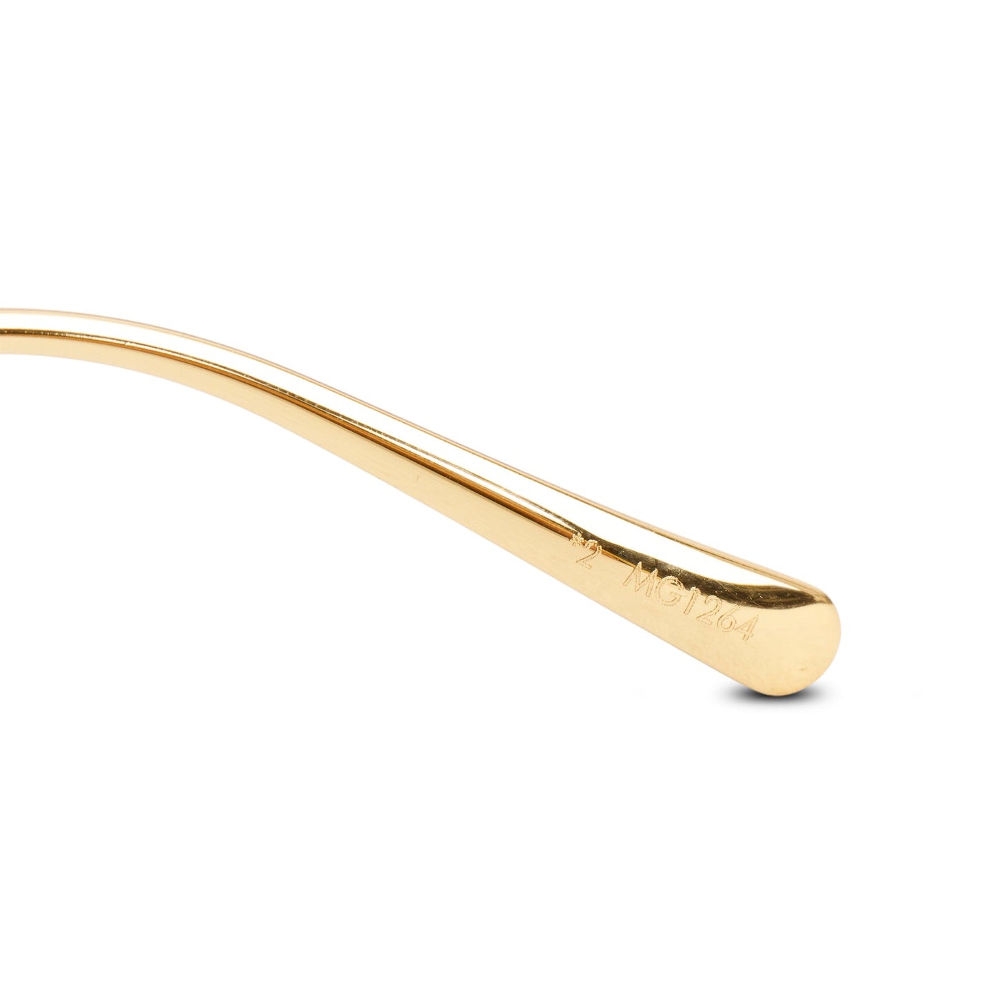 Louis Vuitton Z2471U Gold Tone My LV Chain Round Sunglasses