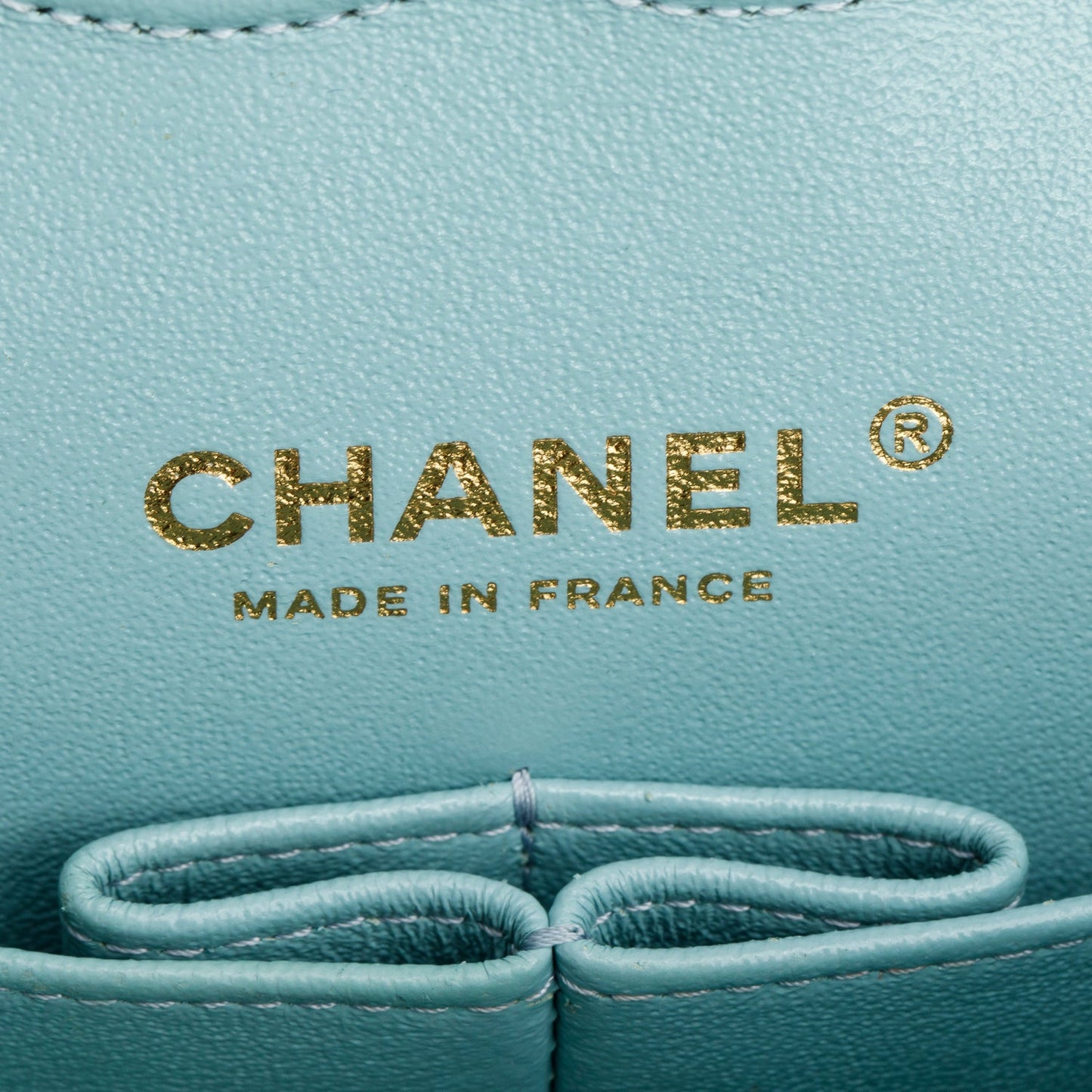 Chanel Turquoise Caviar Quilted Medium Double Flap Bag
