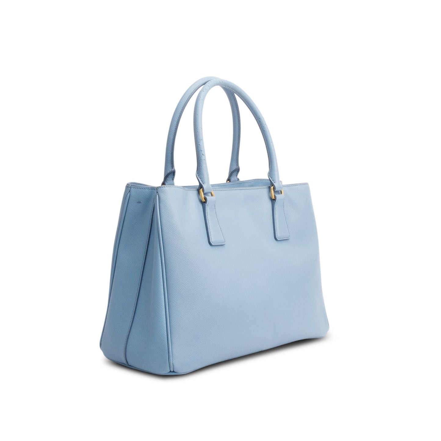 Prada Blue Saffiano Lux Medium Galleria Tote