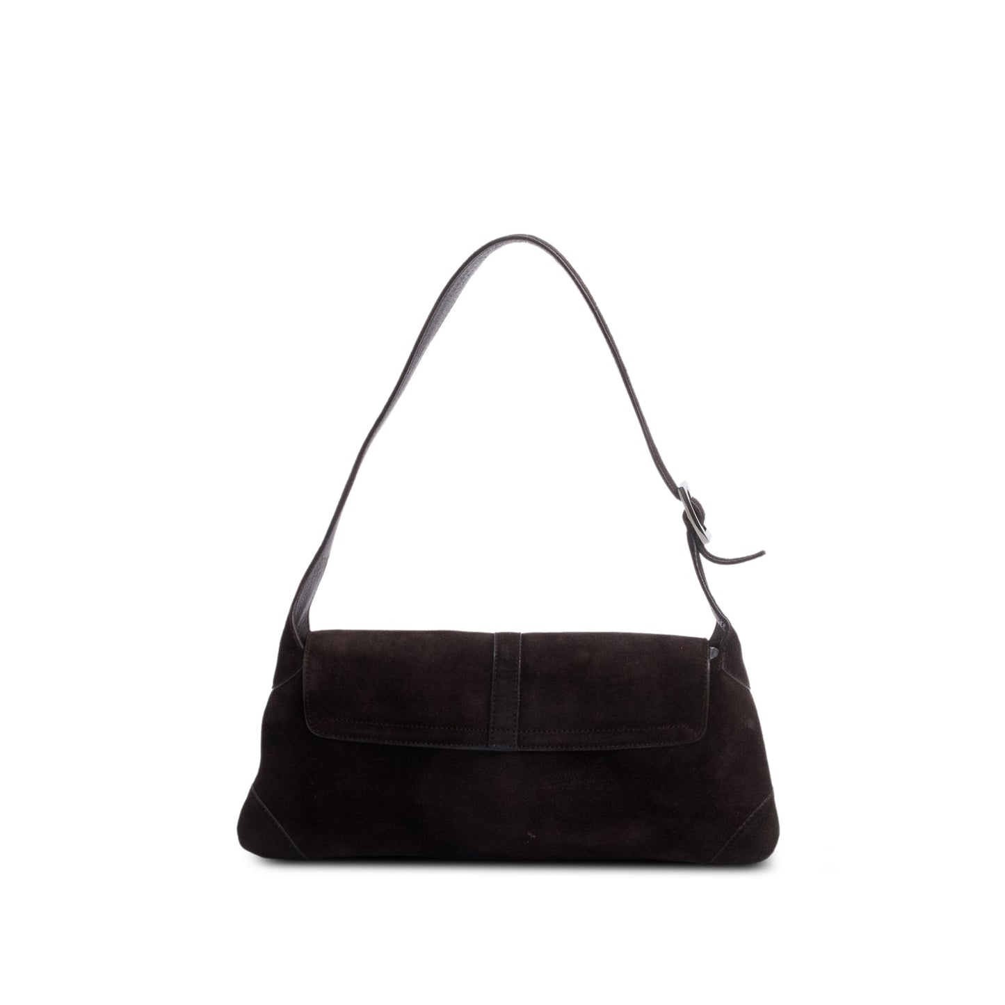 Gucci Vintage Brown Suede Micro Jackie