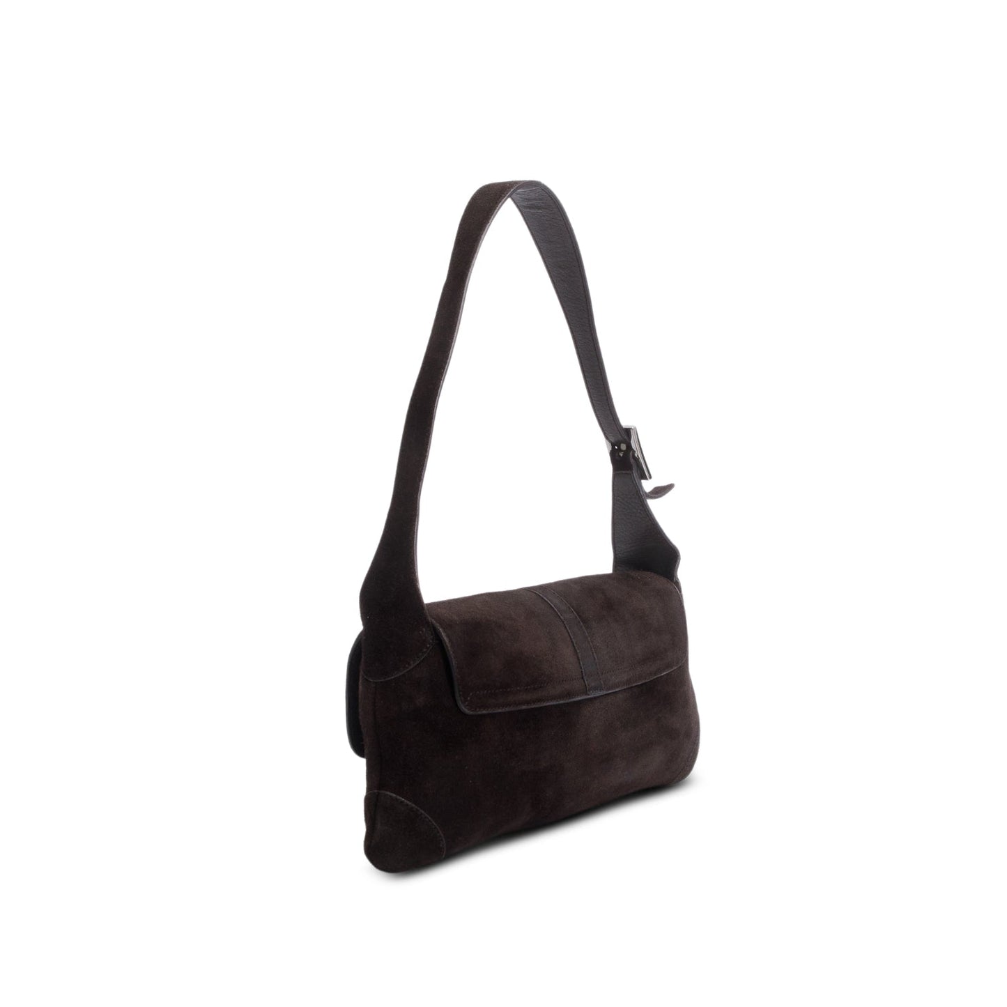 Gucci Vintage Brown Suede Micro Jackie
