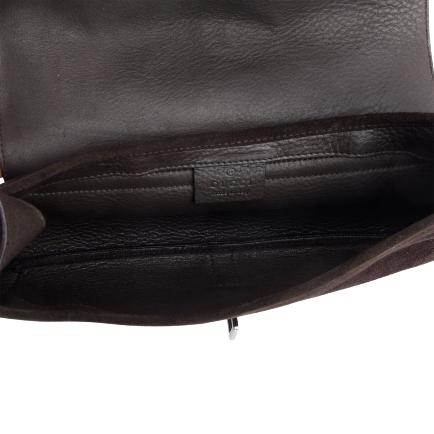 Gucci Vintage Brown Suede Micro Jackie