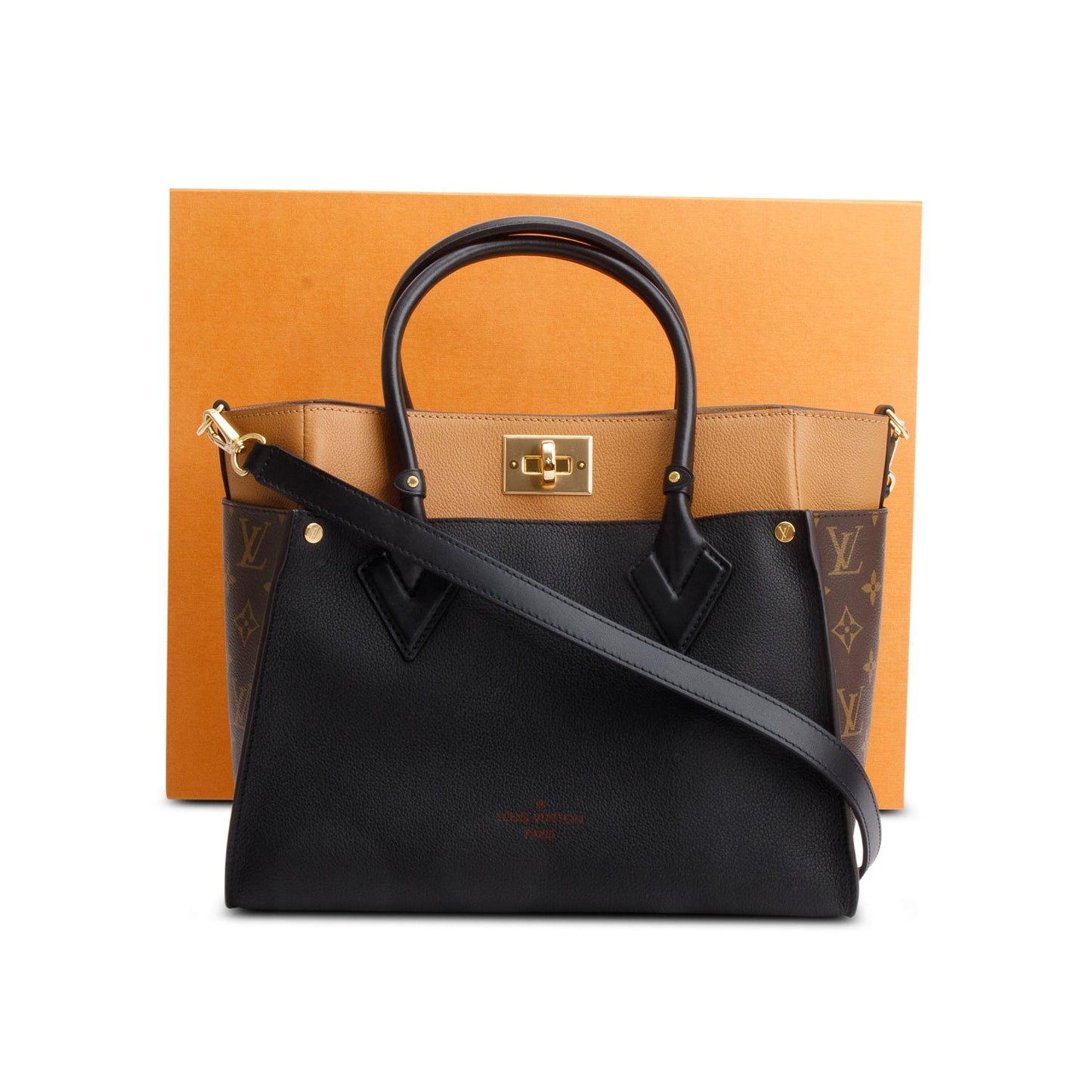 Louis Vuitton Black On My Side MM