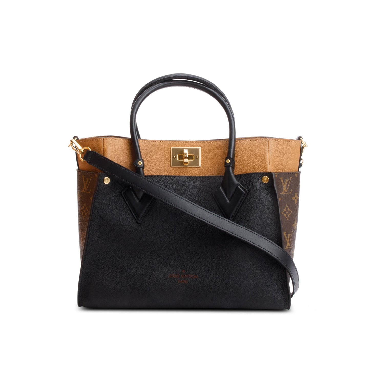 Louis Vuitton Black On My Side MM