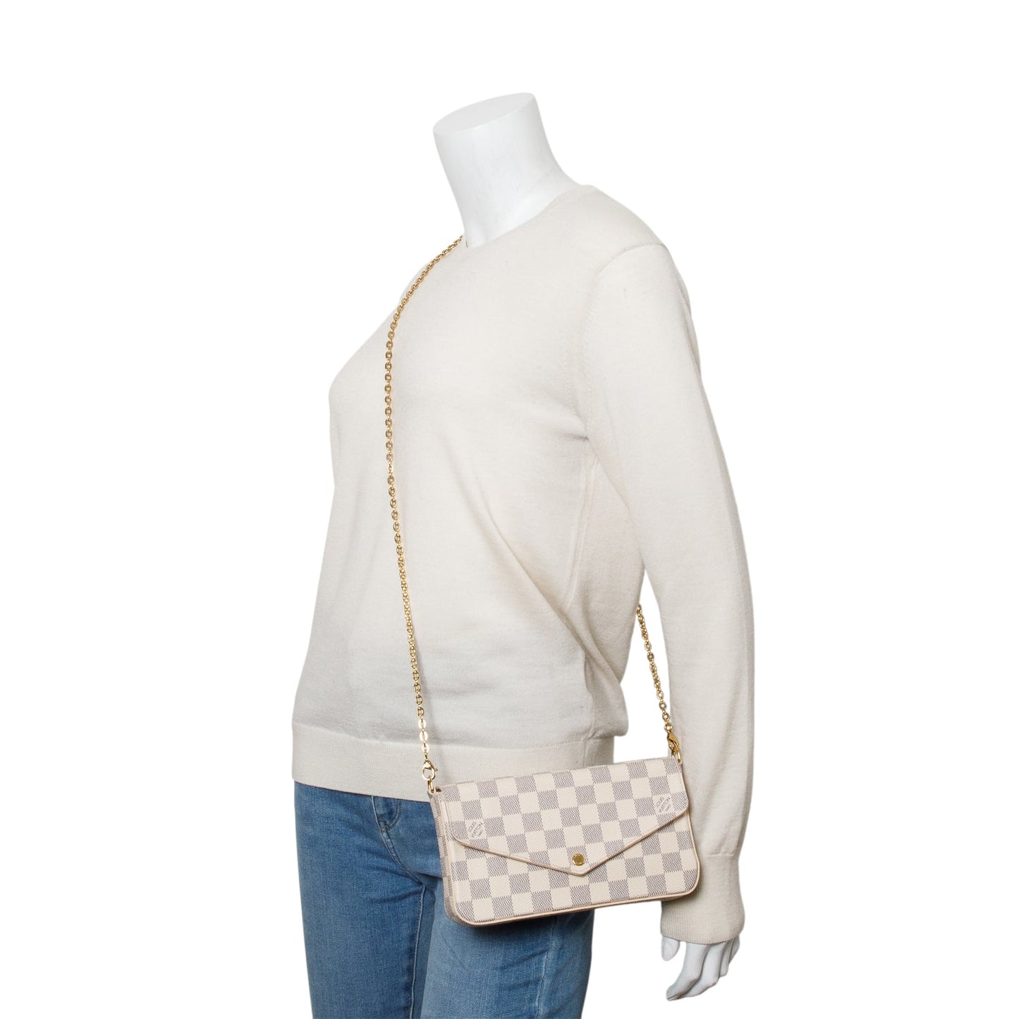 Louis Vuitton Damier Azur Felicie Pochette