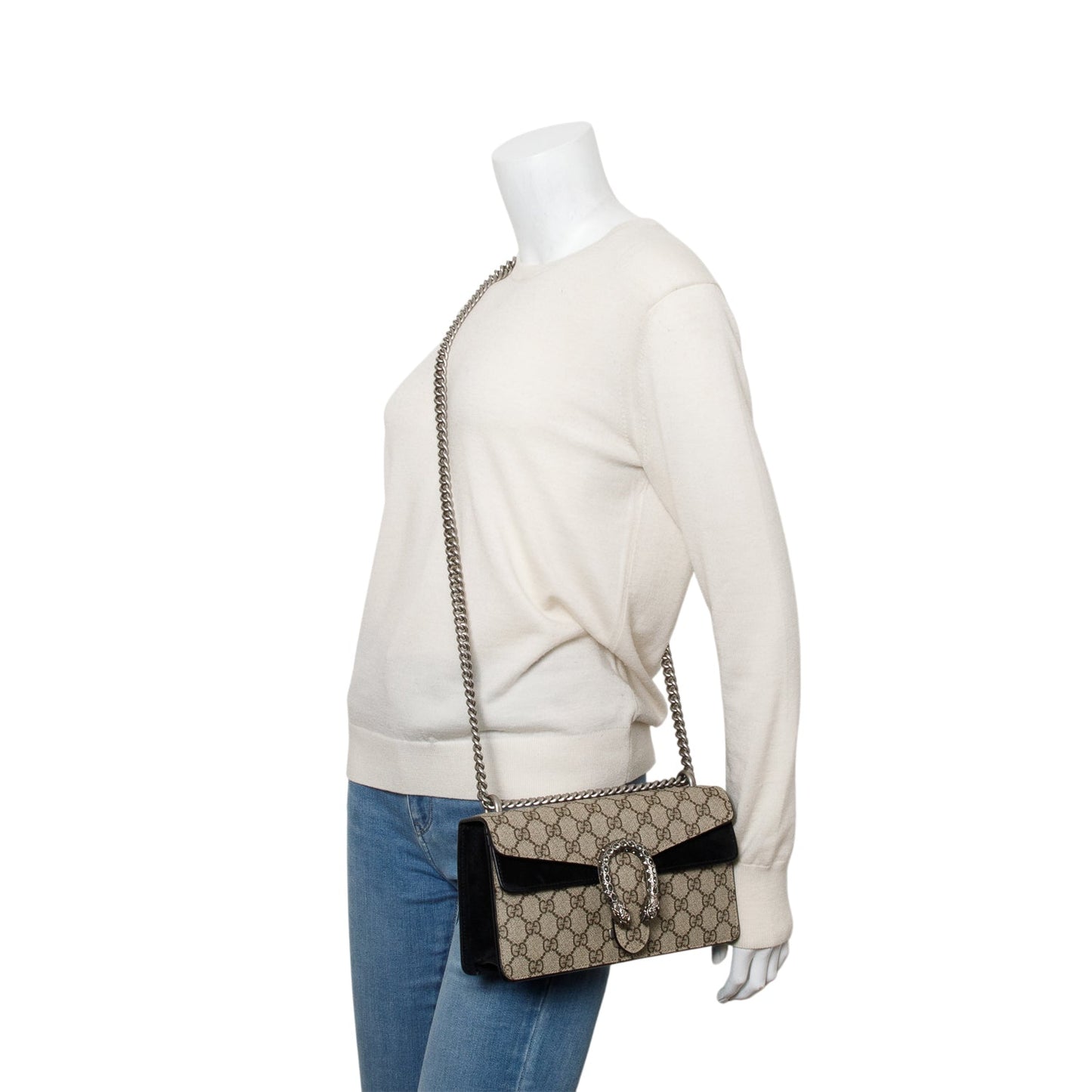 Gucci GG Supreme Small Dionysus Shoulder Bag